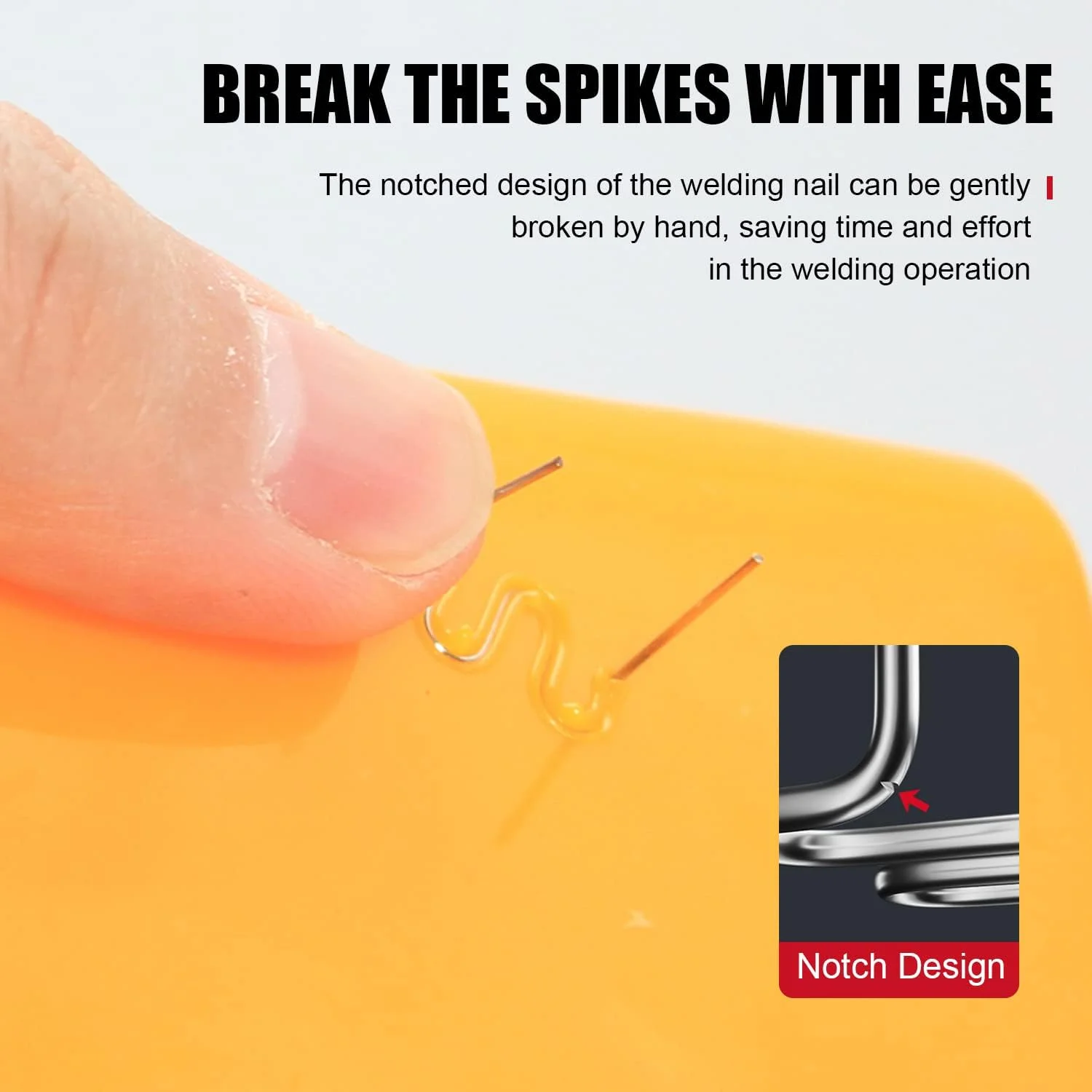 دستگاه جوش پلاستیک DEWINNER با 400 عدد میخ، چهار نوع میخ برای تعمیر ترک پلاستیک، دستگاه جوش 50 وات، تفنگ میخ داغ با انبر برای تعمیرات خودرو و مصارف خانگی