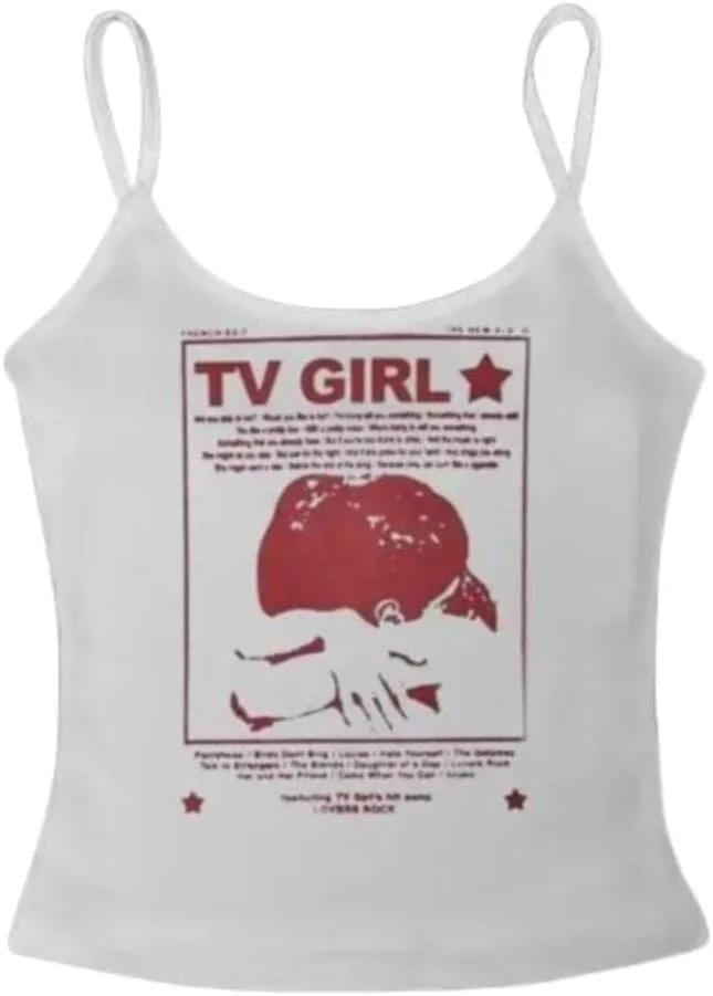 تاپ رکابی Y2k Camisole Grunge Emo Graphic Baby، تاپ های کوتاه و جذاب با بند اسپاگتی به سبک Coquette، نوستالژی تابستان سال 2000 - تصویر 3 تاپ رکابی Y2k Camisole Grunge Emo Graphic Baby، تاپ های کوتاه و جذاب با بند اسپاگتی به سبک Coquette، نوستالژی تابستان سال 2000 - تصویر 3
