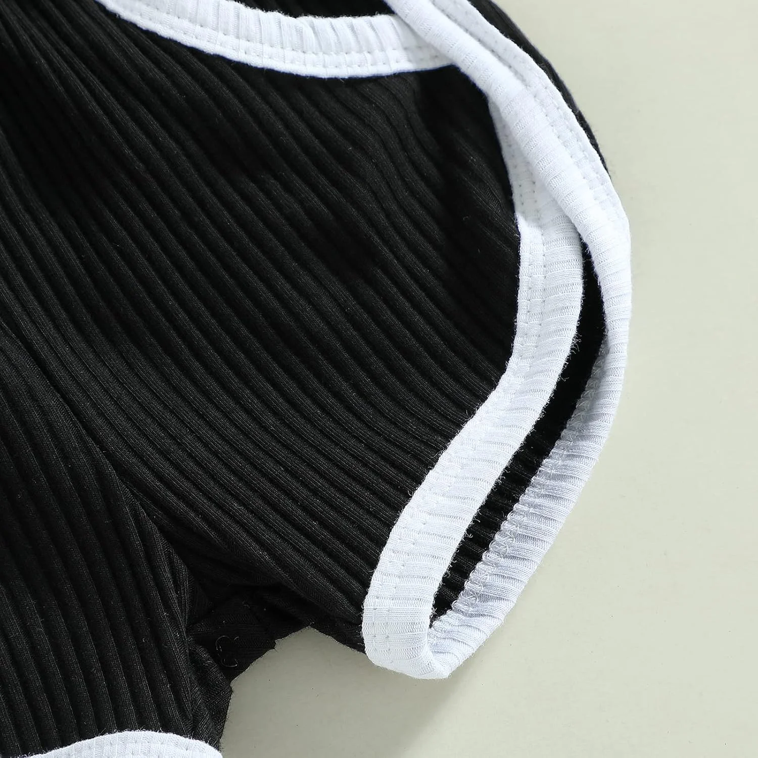 ست لباس تابستانی بدون آستین Arvbitana برای نوزاد پسر و دختر، تاپ و شلوارک، دو تکه، پنبه ای و یکدست ست لباس تابستانی بدون آستین Arvbitana برای نوزاد پسر و دختر، تاپ و شلوارک، دو تکه، پنبه ای و یکدست