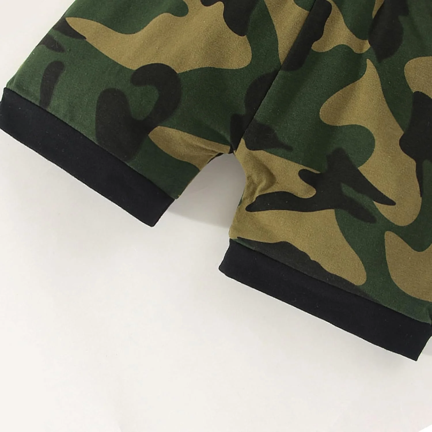 ست لباس تابستانی پسرانه BOVOSHA، تاپ رکابی طرح دار + شورت استتار ست لباس تابستانی پسرانه BOVOSHA، تاپ رکابی طرح دار + شورت استتار