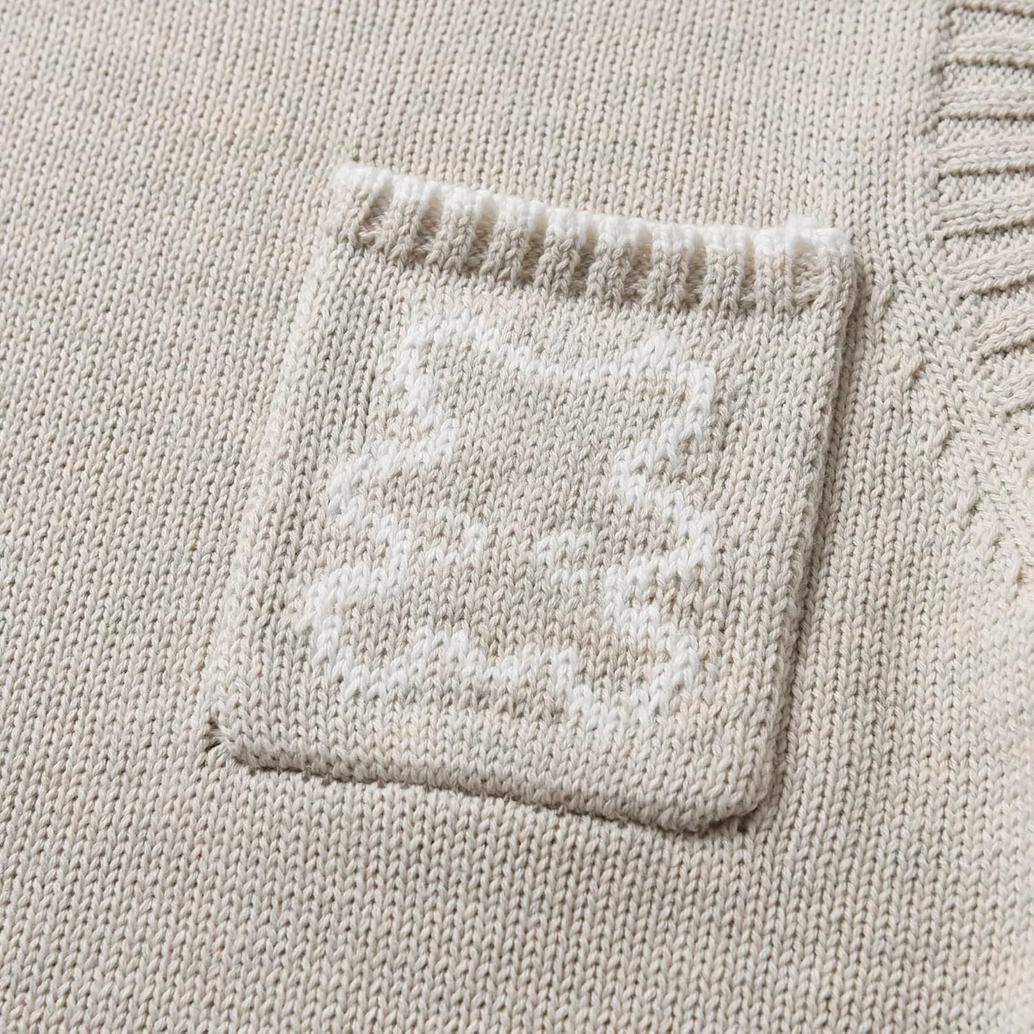 ست 2 تکه ژیله بافتنی و شلوار بلند نوزادی یونی‌سکس Auro Mesa، تاپ رکابی و لباس بافتنی پولور