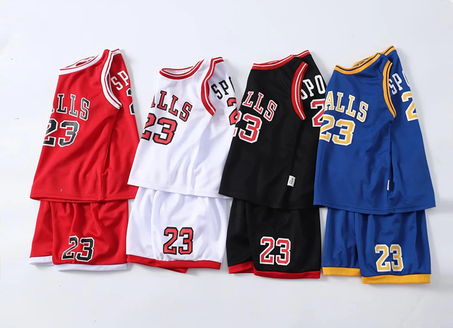 ست شورت ورزشی بچه گانه Admireme، لباس ورزشی پسرانه دخترانه، ست تاپ و شورت توری بسکتبال 2 تکه ست شورت ورزشی بچه گانه Admireme، لباس ورزشی پسرانه دخترانه، ست تاپ و شورت توری بسکتبال 2 تکه