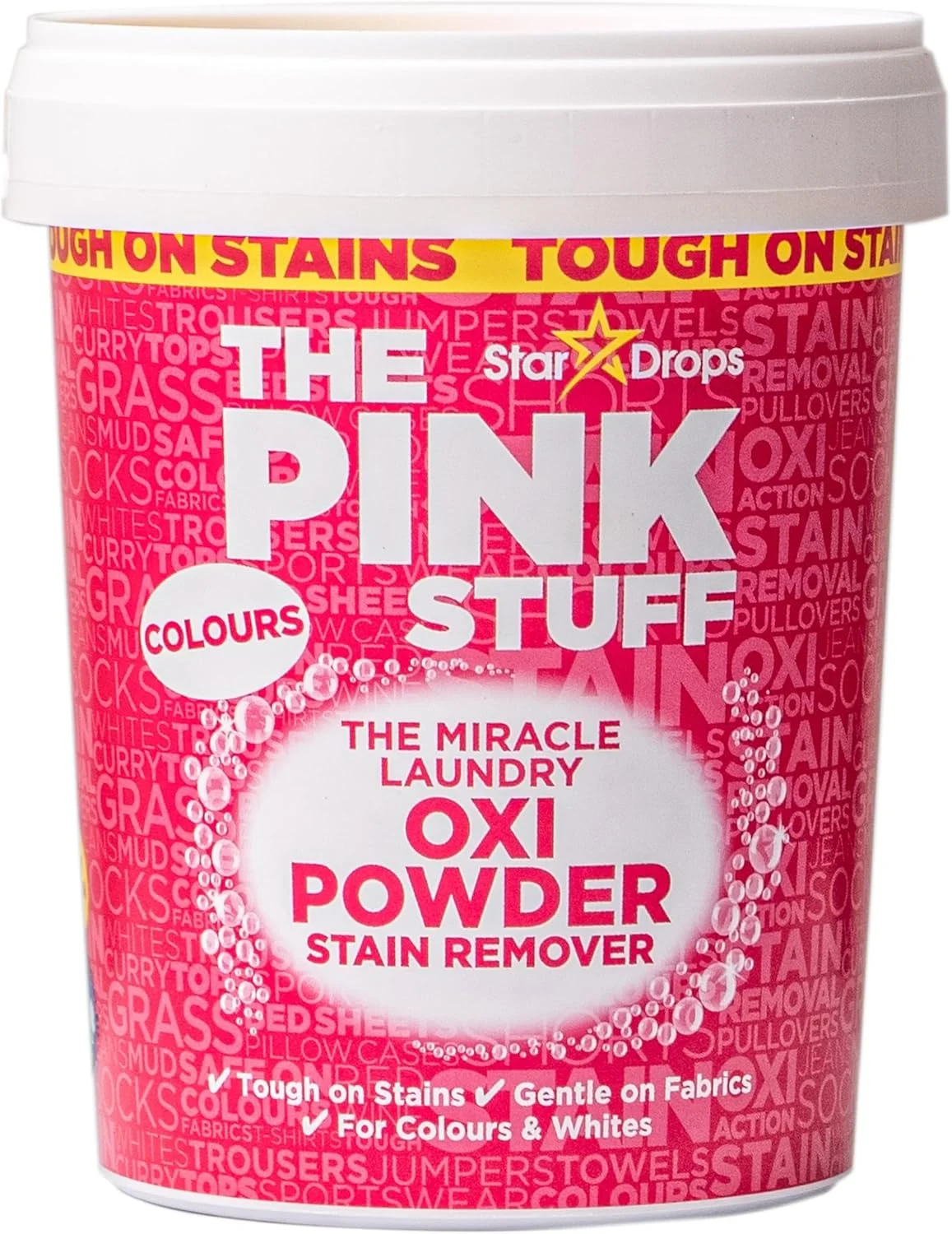پودر لکه بر لباس های رنگی اکسی The Pink Stuff - 1 کیلوگرم