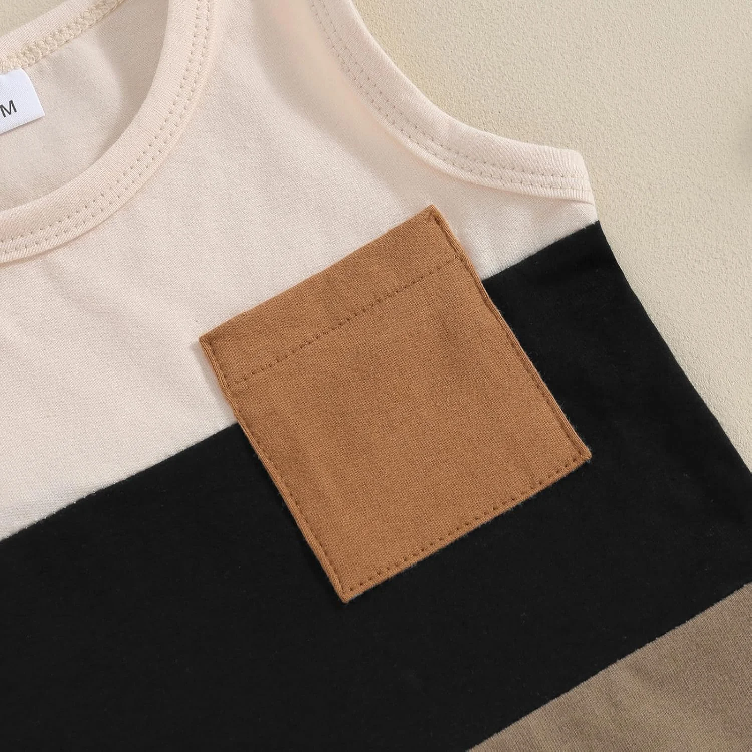 ست لباس پسرانه Amnnchya برای چهارم جولای، شامل تیشرت بدون آستین طرح ستاره و شلوارک، لباس روز استقلال کودک