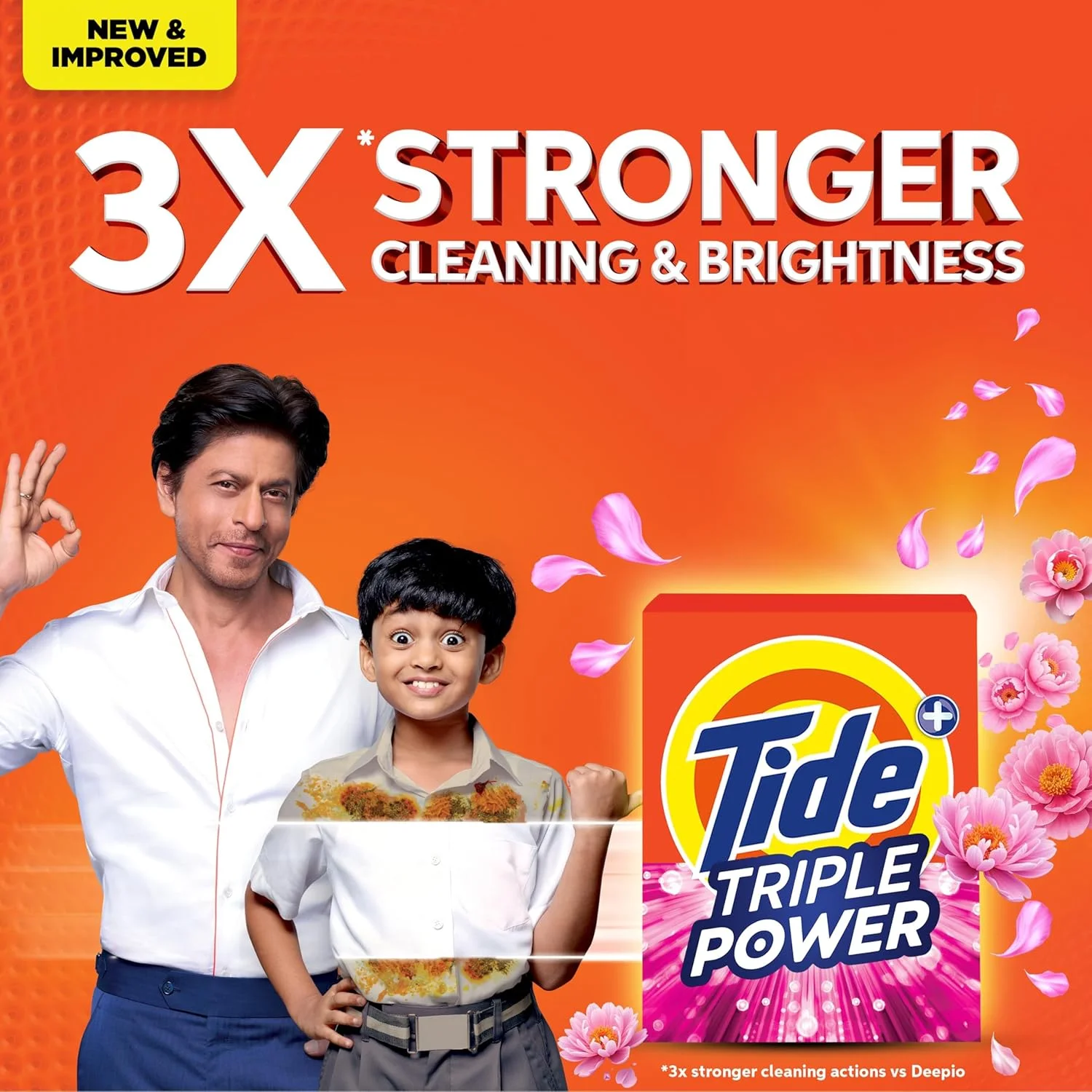 پودر لباسشویی تاید مدل Triple Power با رایحه گلهای بهاری، 2.25 کیلوگرم پودر لباسشویی تاید مدل Triple Power با رایحه گلهای بهاری، 2.25 کیلوگرم
