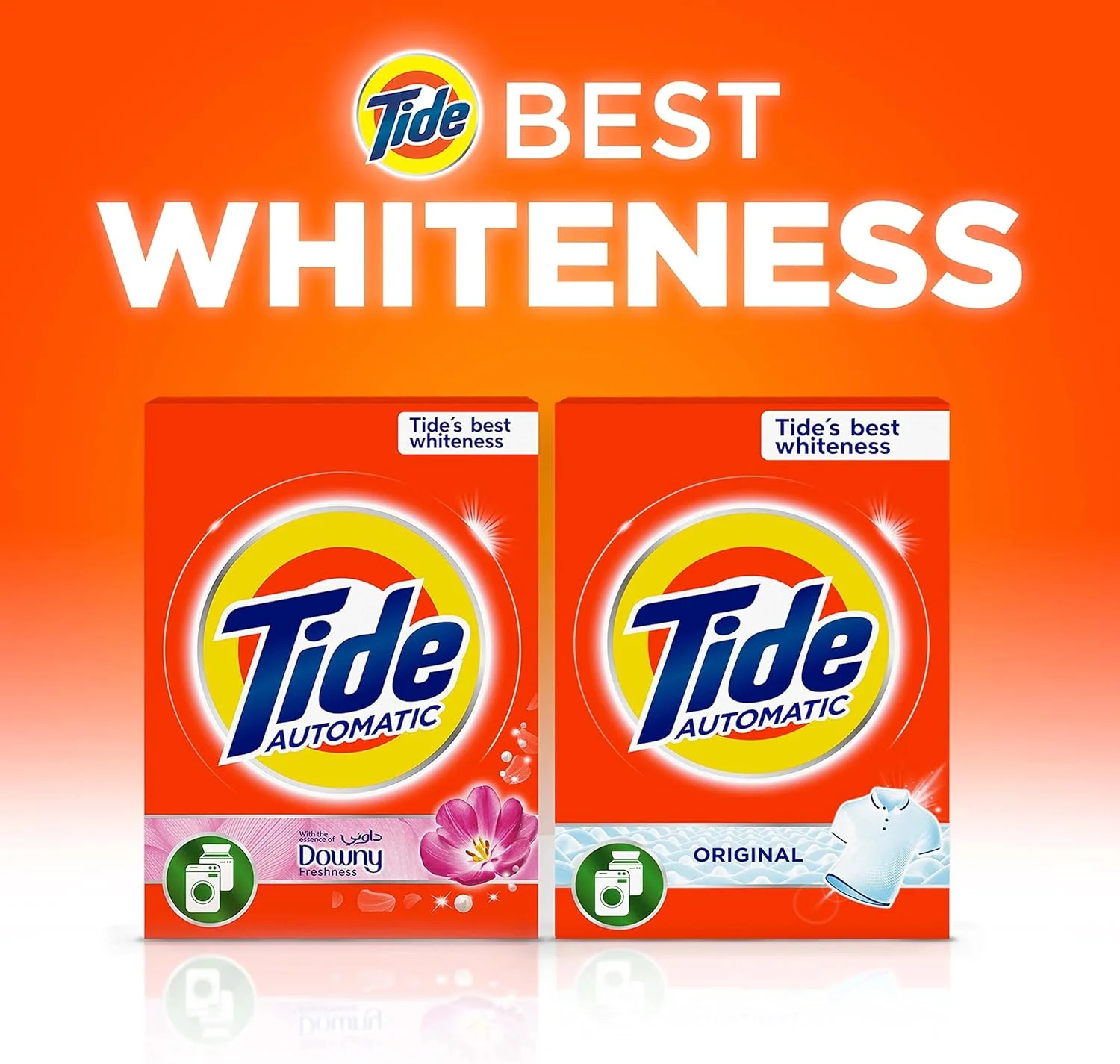 پودر لباسشویی ماشین لباسشویی اتوماتیک Tide، 2.5 کیلوگرم، بسته دوتایی