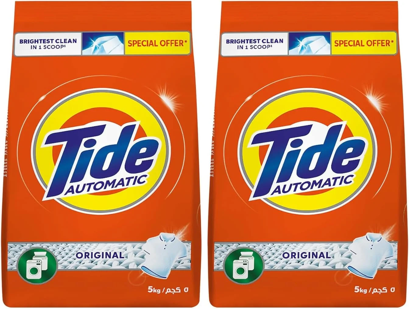 پودر لباسشویی تاید اورجینال 5 کیلوگرمی (بسته 2 عددی)