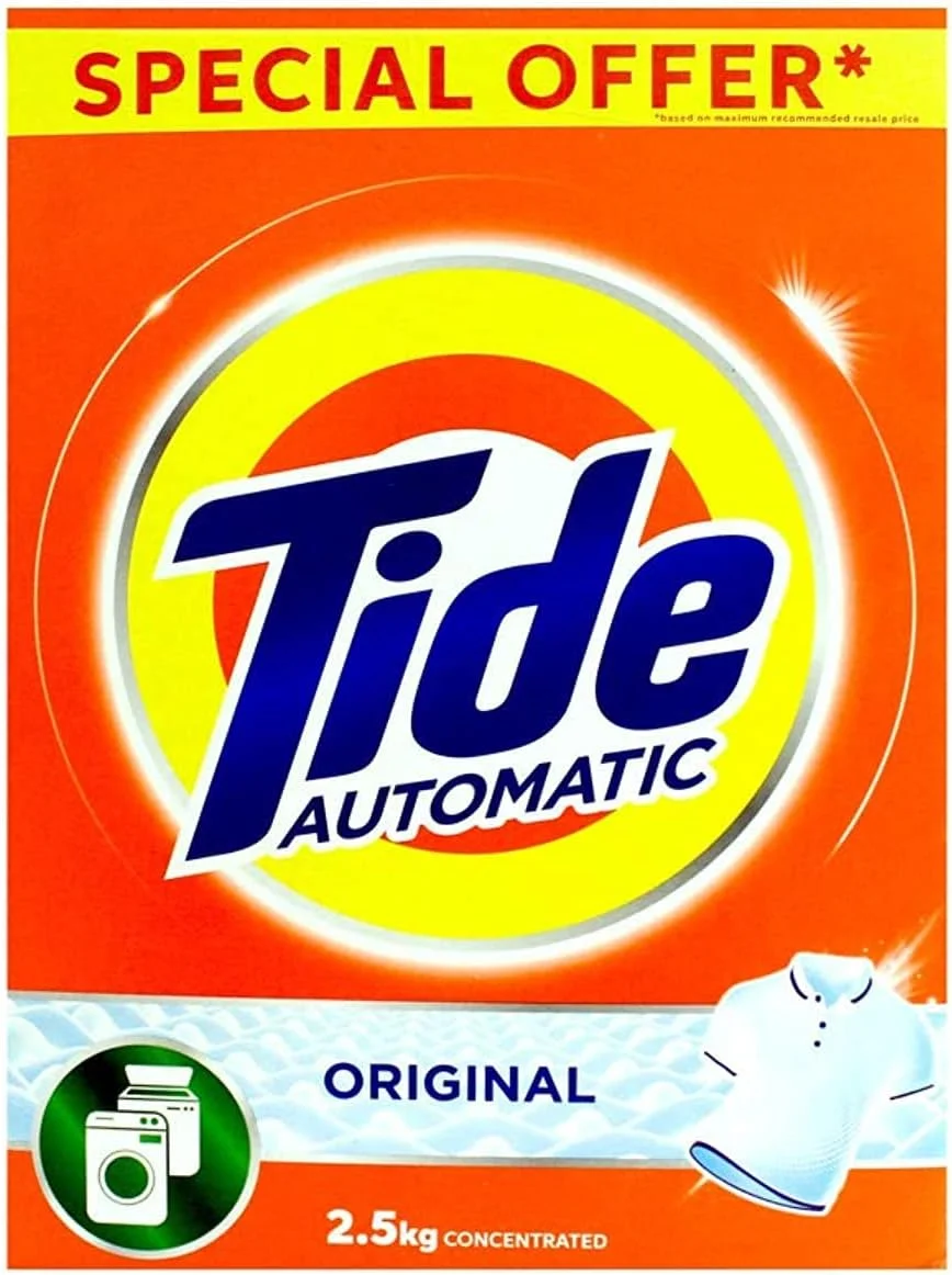 پودر لباسشویی ماشین لباسشویی اتوماتیک تاید 2.5 کیلوگرمی