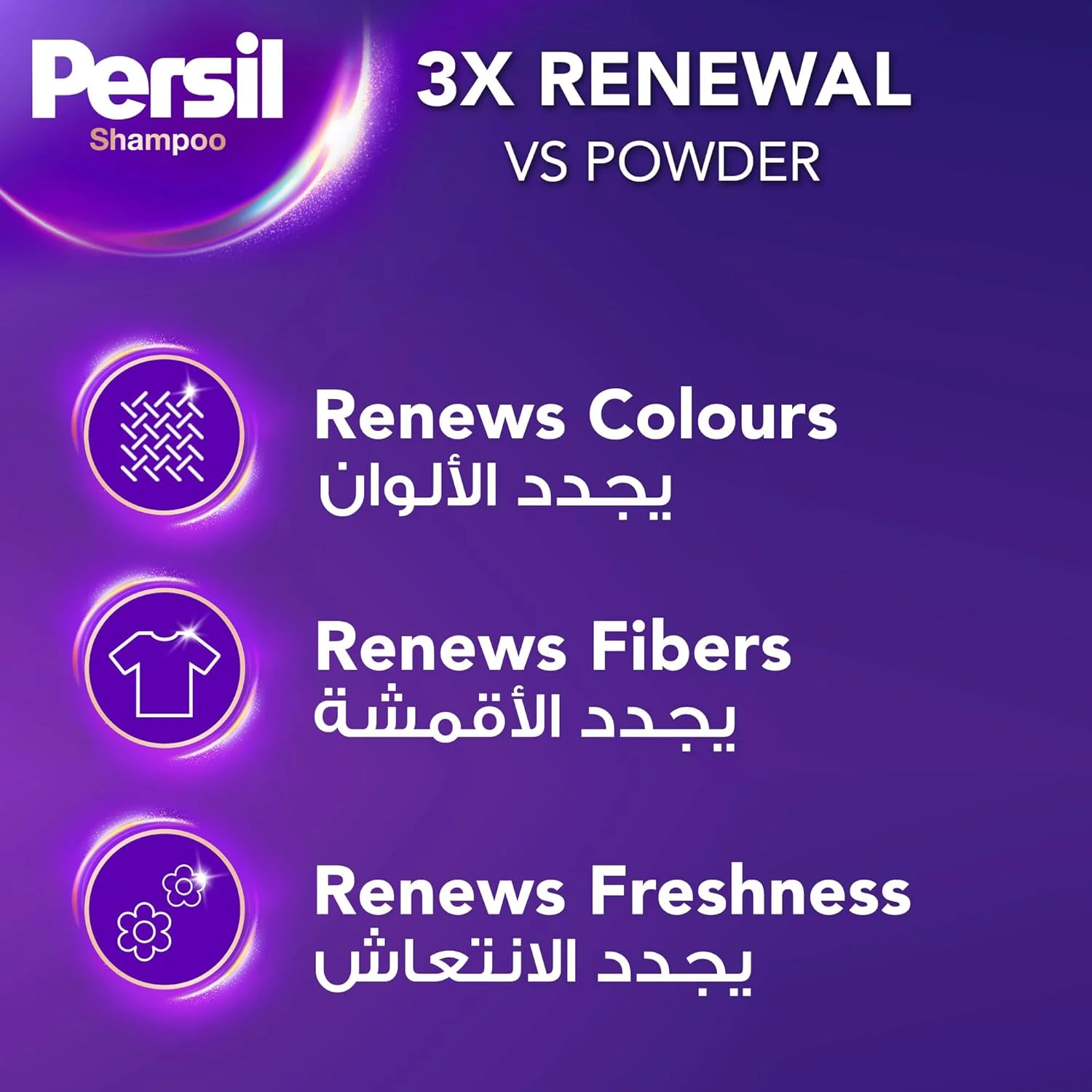 شامپو لباسشویی مایع عبا رنگی پرسیل، برای تجدید و محافظت از رنگ، 1 لیتر شامپو لباسشویی مایع عبا رنگی پرسیل، برای تجدید و محافظت از رنگ، 1 لیتر