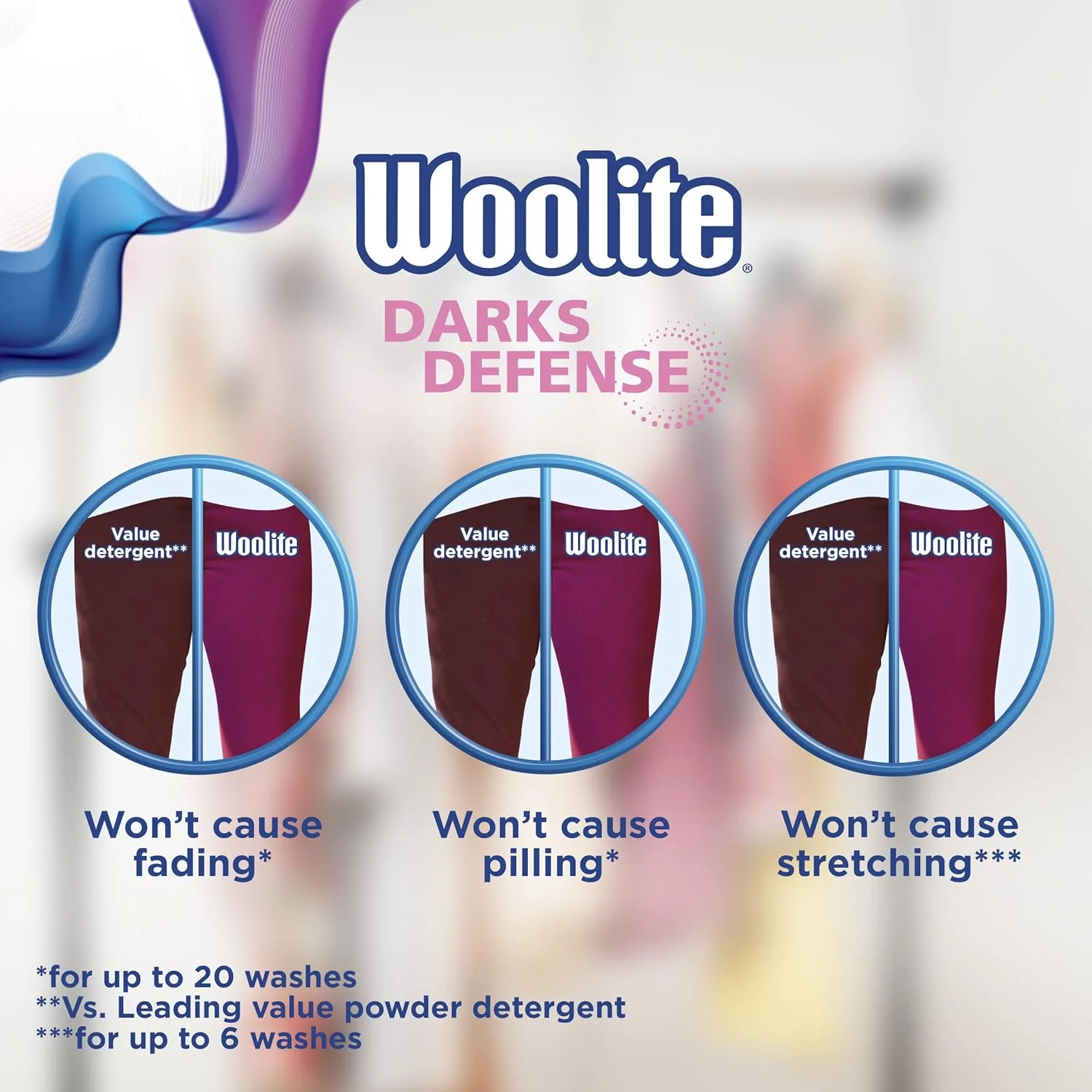 مایع لباسشویی محافظ لباسهای تیره Woolite، 33 بار شستشو، 1.47 لیتر، مناسب ماشین لباسشویی معمولی و HE، بستهبندی ممکن است متفاوت باشد مایع لباسشویی محافظ لباسهای تیره Woolite، 33 بار شستشو، 1.47 لیتر، مناسب ماشین لباسشویی معمولی و HE، بستهبندی ممکن است متفاوت باشد