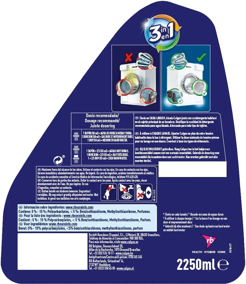(2.25 لیتر) - ژل کالگون - 2 در 1 - 2.25 لیتر
