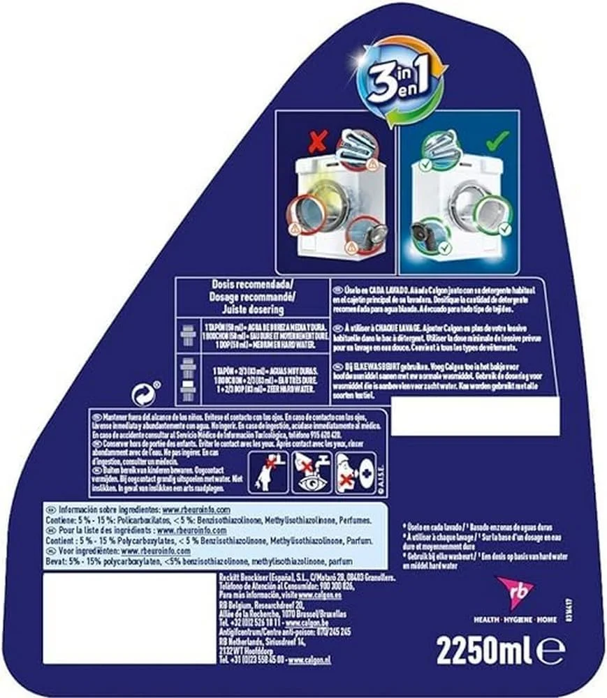 (2.25 لیتر) - ژل کالگون - 2 در 1 - 2.25 لیتر