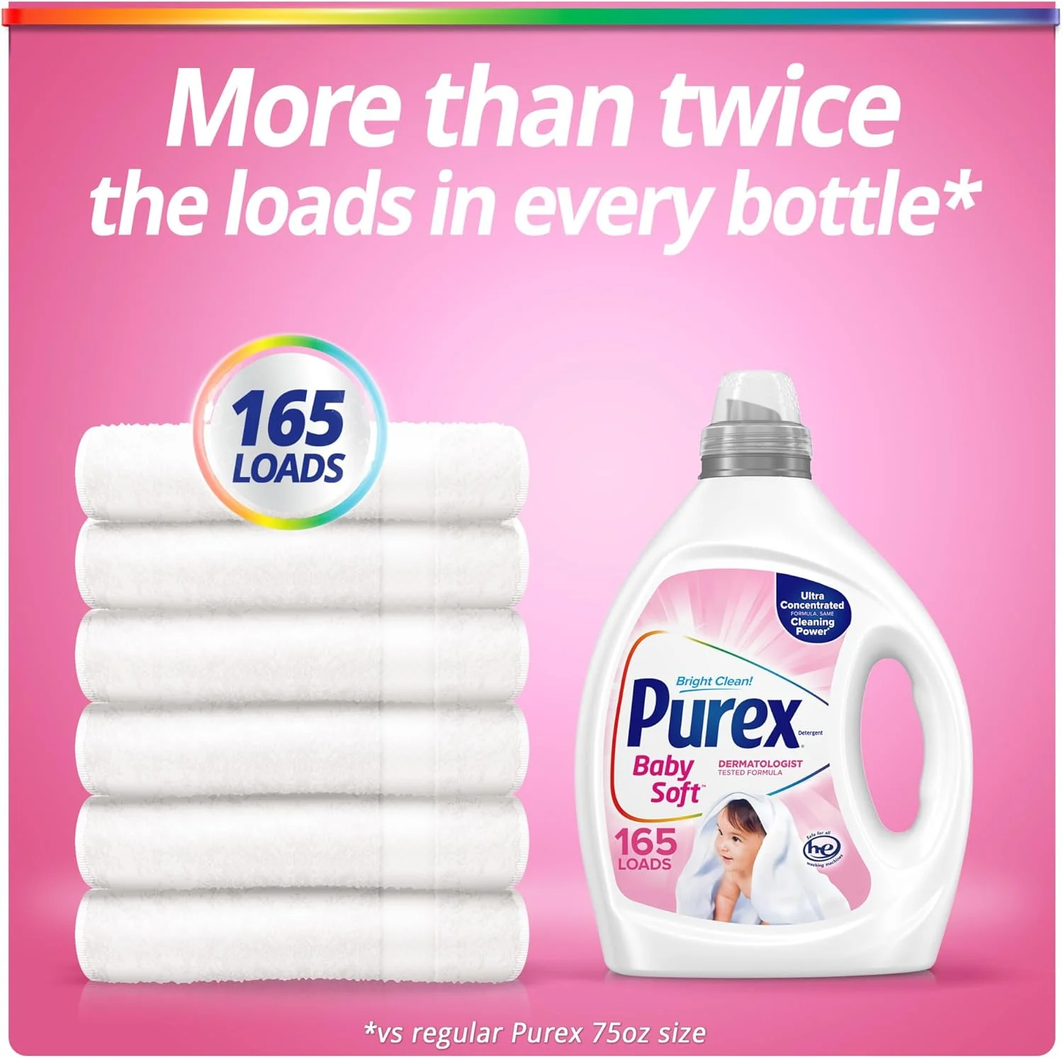 مایع لباسشویی پیورکس، فوق غلیظ، مخصوص کودک، 2.44 لیتر، 165 بار شستشو مایع لباسشویی پیورکس، فوق غلیظ، مخصوص کودک، 2.44 لیتر، 165 بار شستشو