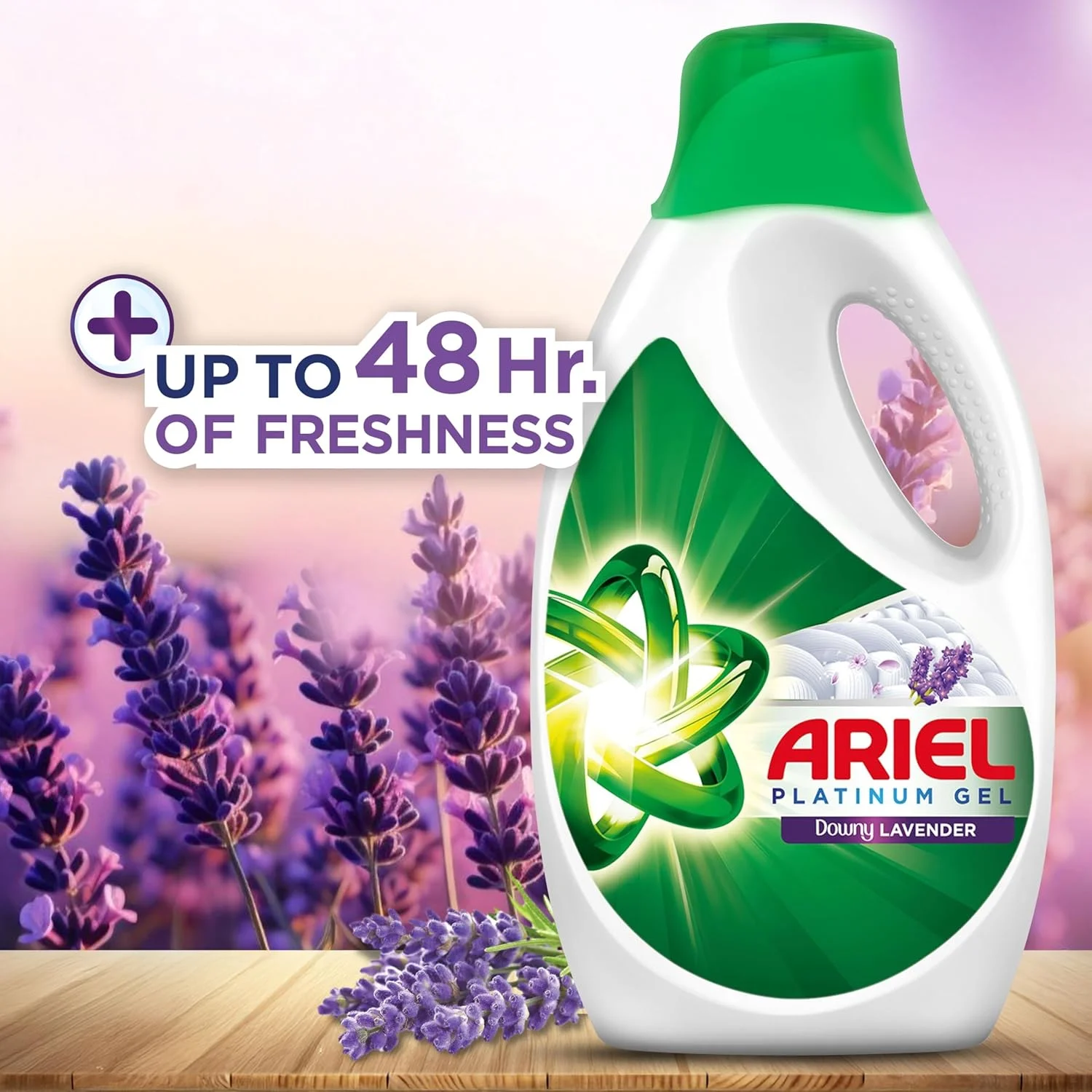 ژل شوینده لباسشویی آریل با رایحه اسطوخودوس، 1.8 لیتر، بسته دوتایی