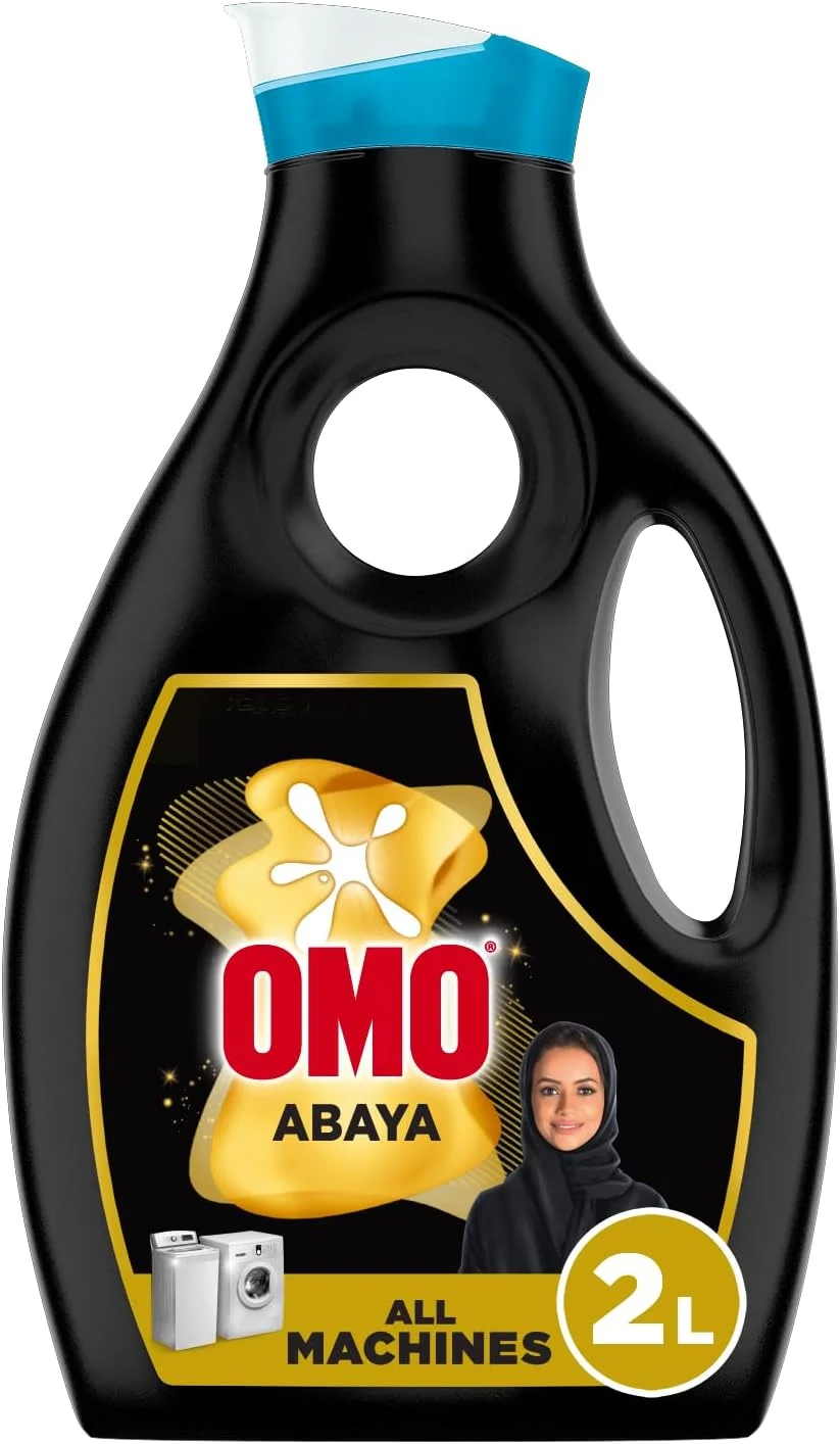مایع لباسشویی مشکی OMO، مراقبت عالی برای رنگ های تیره، 2 لیتر، بسته بندی ممکن است متفاوت باشد