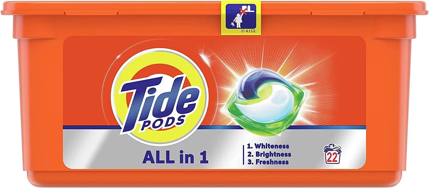 پودر لباسشویی کپسولی Tide Pods، اورجینال، بسته 3 عددی، سازگار با HE، 37 عدد (بسته 3 تایی)