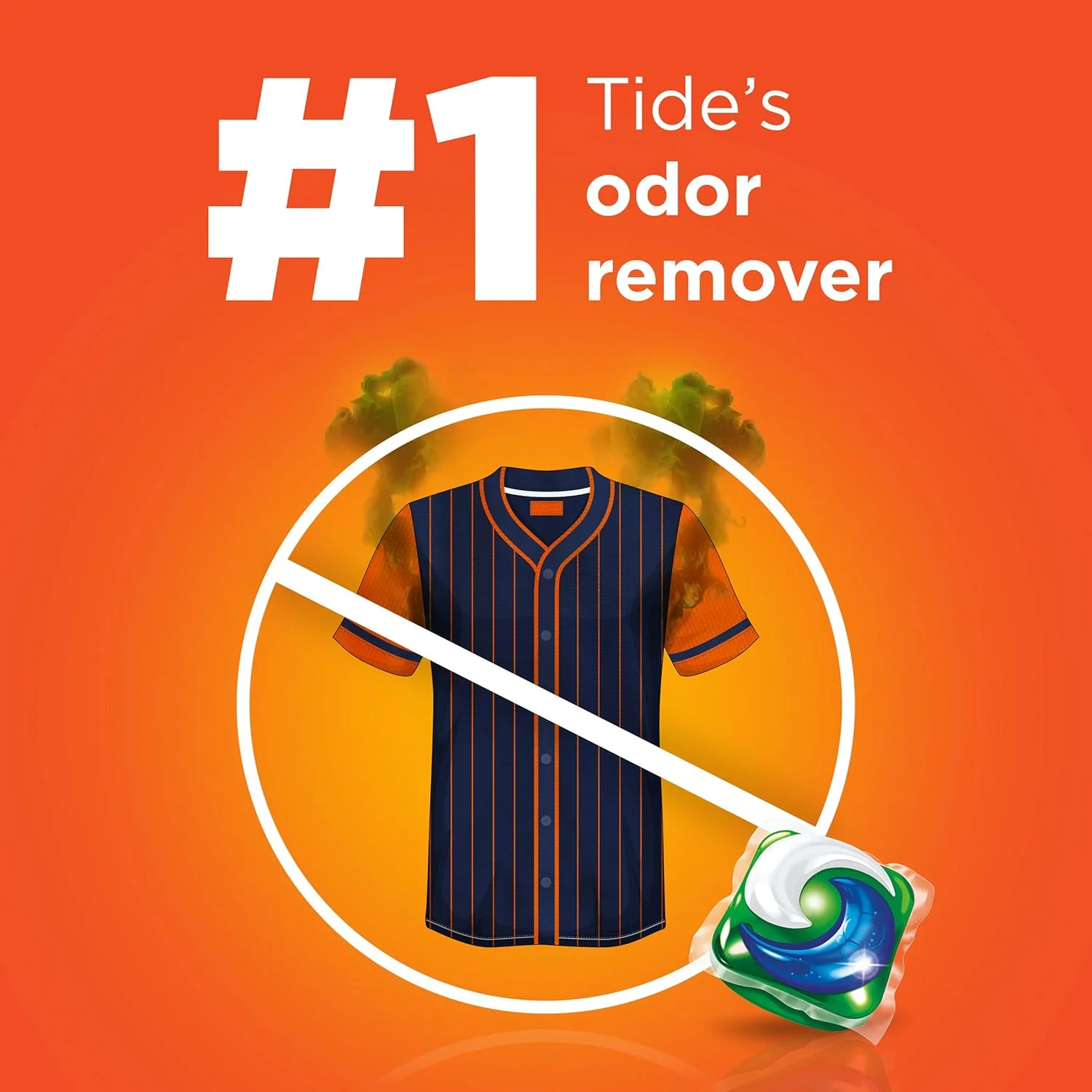 پودر لباسشویی Tide PODS Plus Febreze Sport Odor Defense 4 در 1 HE Turbo، رایحه Active Fresh، بسته 61 عددی (بسته بندی ممکن است متفاوت باشد)