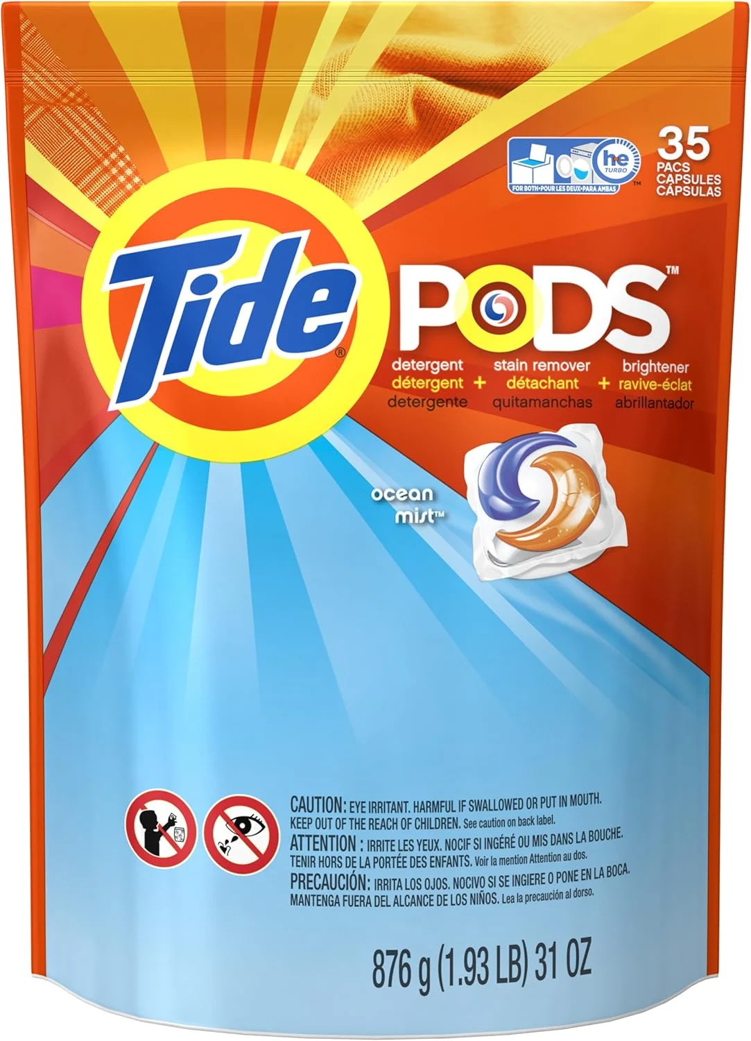 قرص های مایع لباسشویی Tide