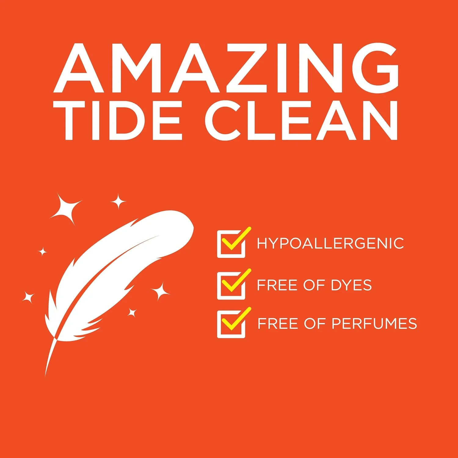مایع لباسشویی بدون عطر و ملایم Tide، مخصوص ماشین لباسشویی های HE، 100 اونس، 64 بار شستشو
