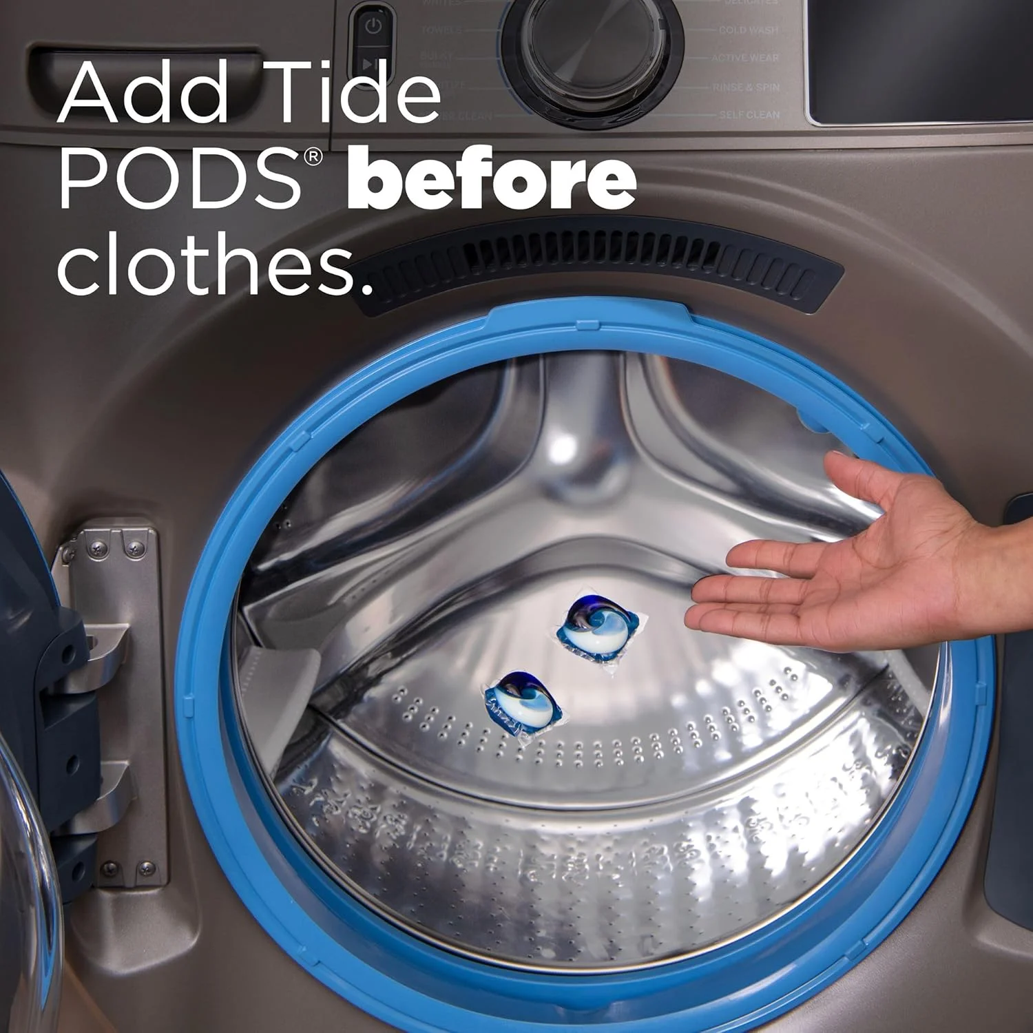 پودر لباسشویی کپسولی Tide PODS، سازگار با ماشین لباسشویی HE، بسته 76 عددی، تمیز کننده قوی 3 در 1 در یک مرحله، با رایحه Clean Breeze