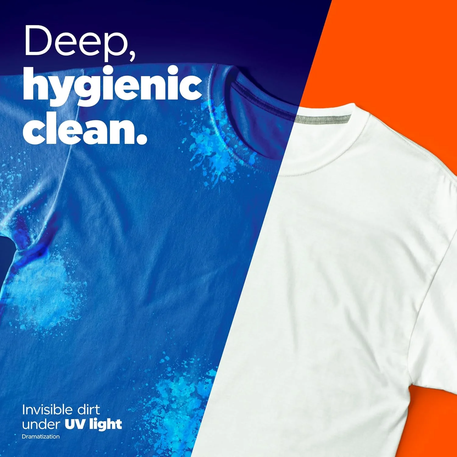 پودر لباسشویی کپسولی Tide Power PODs Hygienic Clean Heavy Duty، سازگار با ماشین لباسشویی HE، تعداد 45 عدد، ضد حساسیت، بدون رنگ و عطر، برای آلودگی های قابل مشاهده و غیر قابل مشاهده