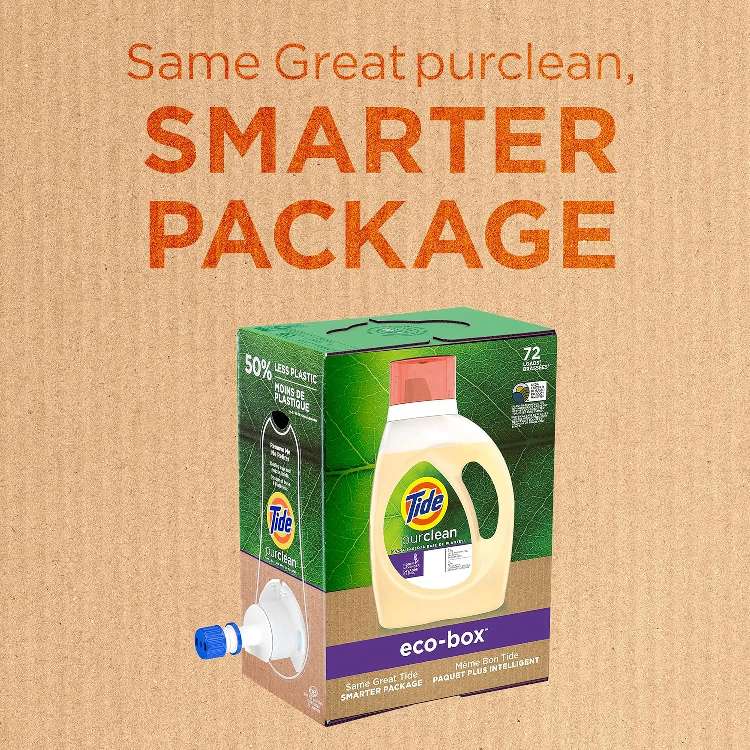 مایع لباسشویی طبیعی و گیاهی تاید Purclean، انتخاب ایمن EPA، جعبه اکو، فوق العاده غلیظ، بازدهی بالا (HE)، 72 بار شستشو مایع لباسشویی طبیعی و گیاهی تاید Purclean، انتخاب ایمن EPA، جعبه اکو، فوق العاده غلیظ، بازدهی بالا (HE)، 72 بار شستشو