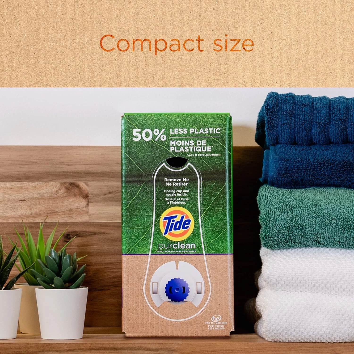 مایع لباسشویی طبیعی و گیاهی تاید Purclean، انتخاب ایمن EPA، جعبه اکو، فوق العاده غلیظ، بازدهی بالا (HE)، 72 بار شستشو مایع لباسشویی طبیعی و گیاهی تاید Purclean، انتخاب ایمن EPA، جعبه اکو، فوق العاده غلیظ، بازدهی بالا (HE)، 72 بار شستشو