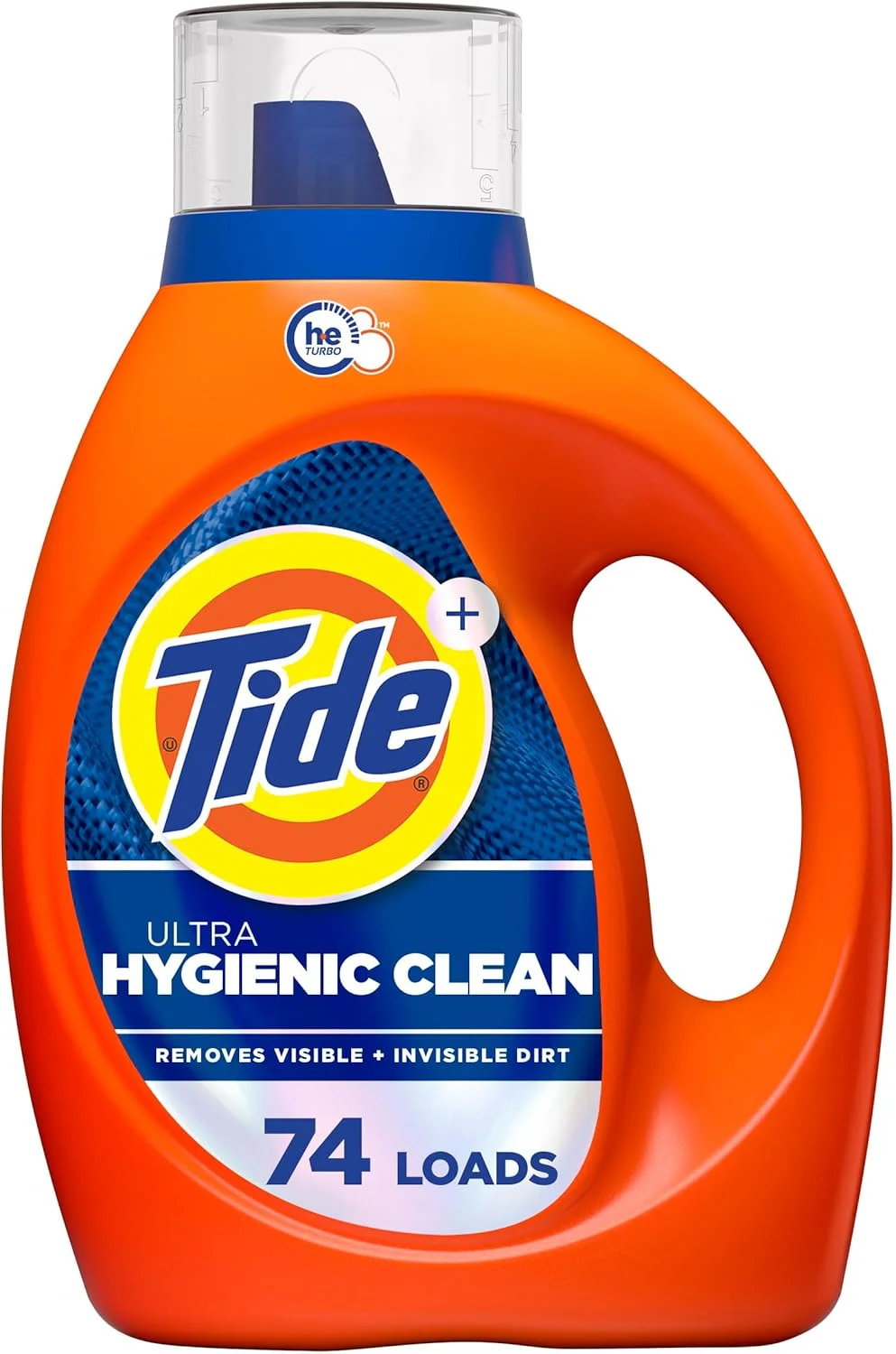 مایع لباسشویی بهداشتی و قوی 10 برابر Tide، سازگار با HE، رایحه اصلی، 3.1 لیتر، 74 بار شستشو