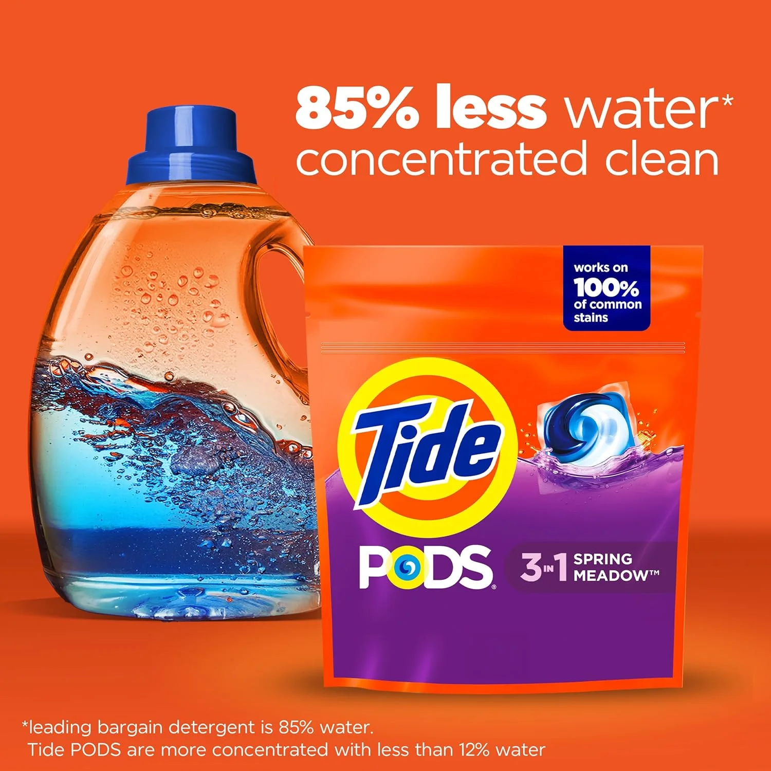 قرص ماشین لباسشویی Tide Pods، رایحه Spring Meadow - تعداد 35، وزن 806 گرم قرص ماشین لباسشویی Tide Pods، رایحه Spring Meadow - تعداد 35، وزن 806 گرم