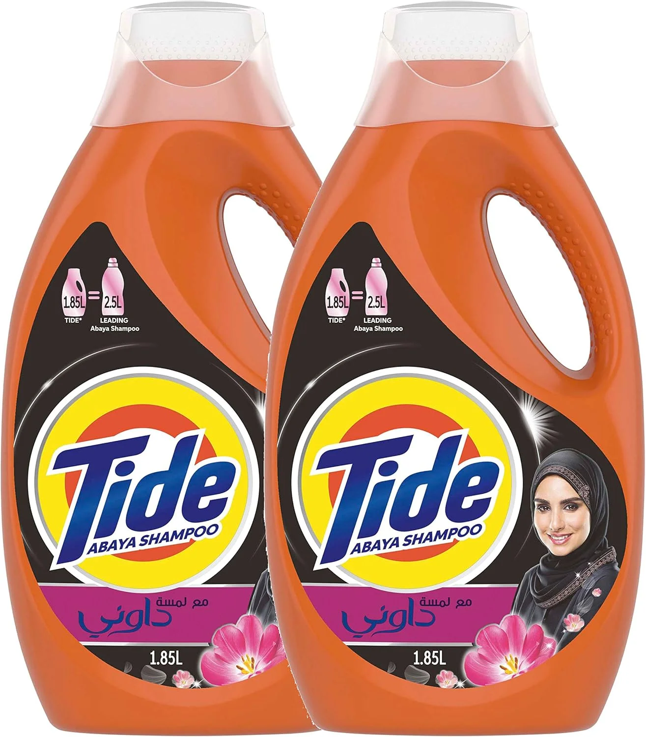مایع لباسشویی مخصوص عبا تاید با رایحه داونی - بسته 2 عددی (2 X 1.85 لیتر)