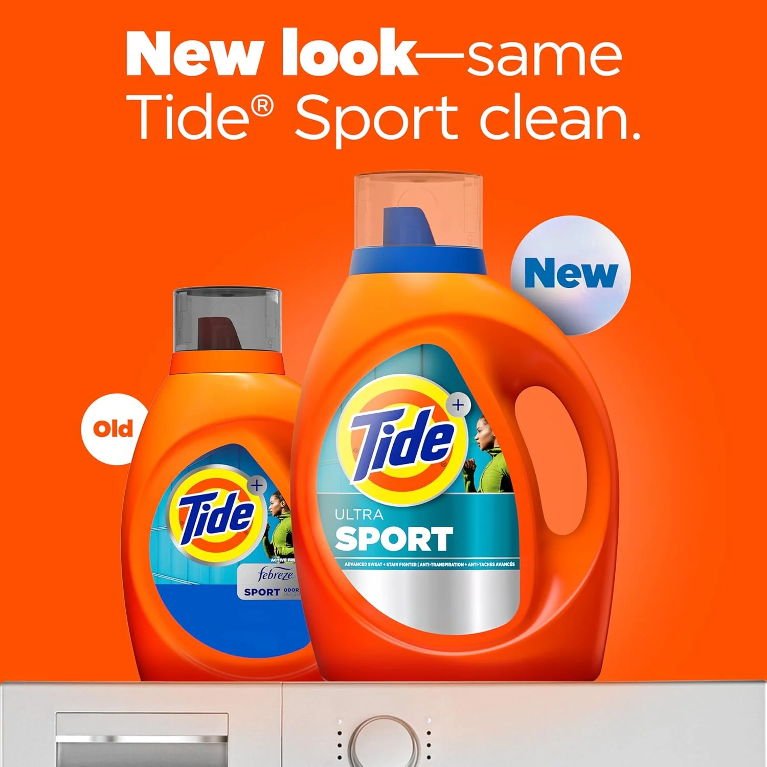 مایع لباسشویی ورزشی Tide Sport، از بین برنده بوی بد، 2.48 لیتر