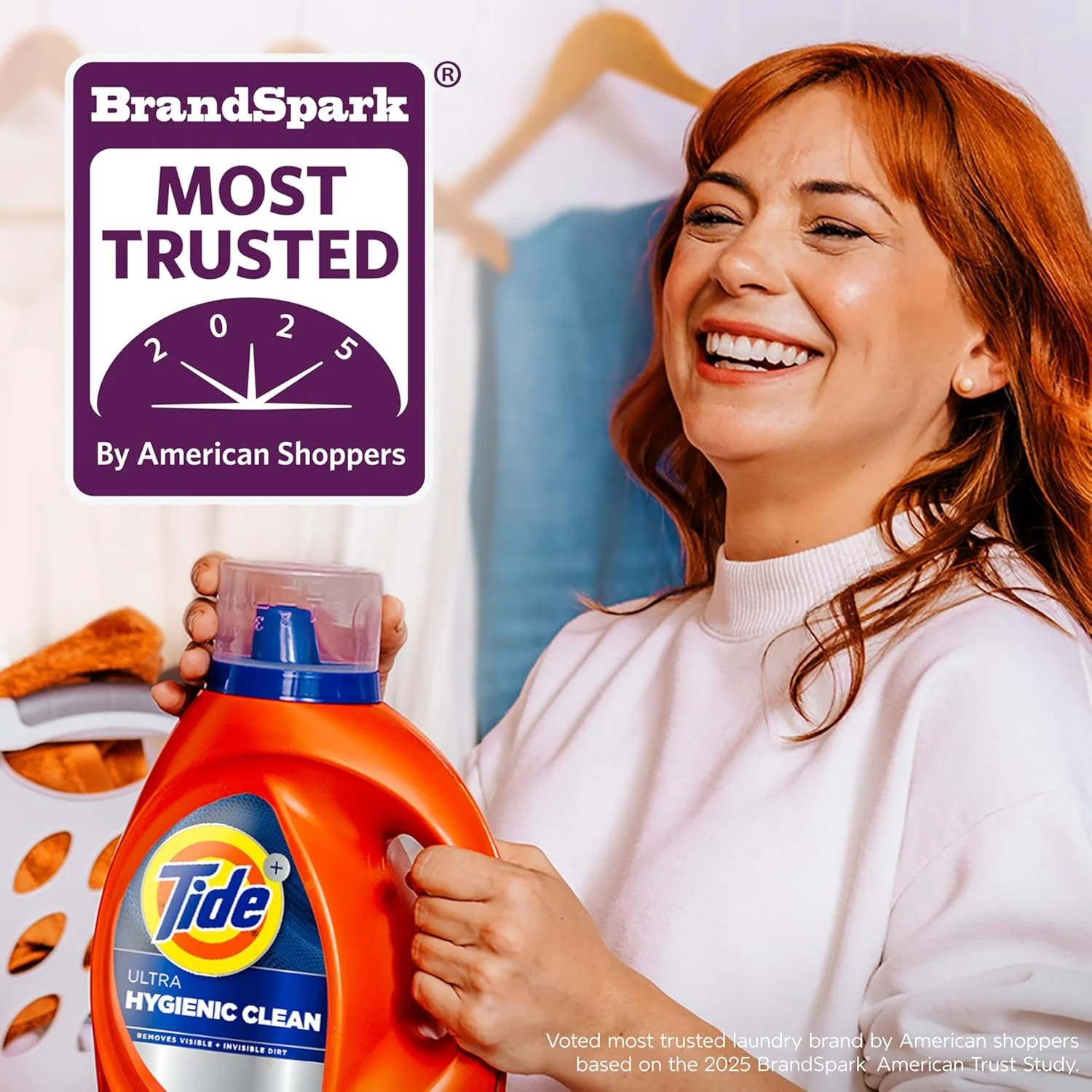 مایع لباسشویی تاید Hygienic Clean Heavy 10X Duty، رایحه اصلی، سازگار با HE، 59 بار شستشو، 2.48 لیتر مایع لباسشویی تاید Hygienic Clean Heavy 10X Duty، رایحه اصلی، سازگار با HE، 59 بار شستشو، 2.48 لیتر