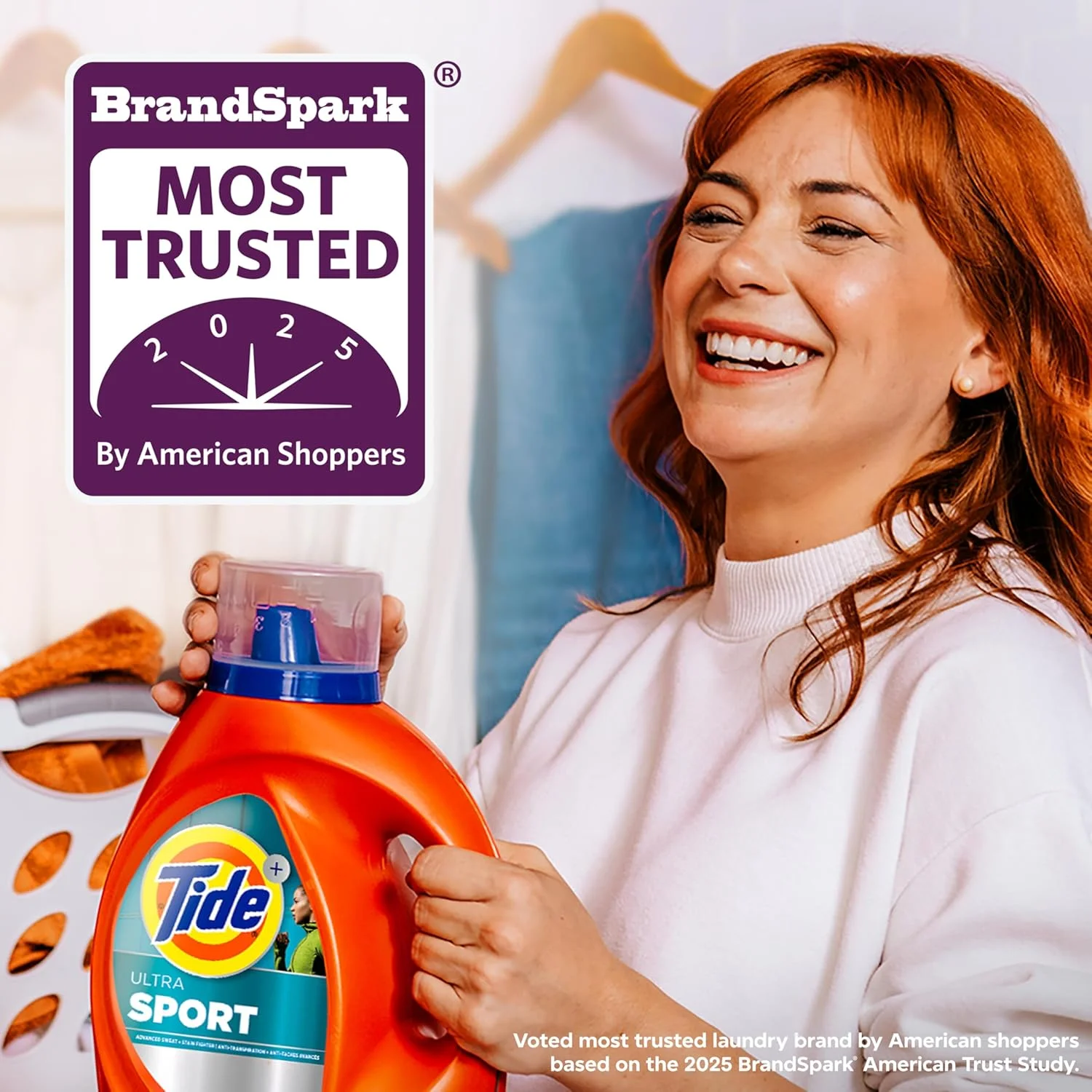 مایع لباسشویی ورزشی Tide Sport، از بین برنده بوی بد، 2.48 لیتر