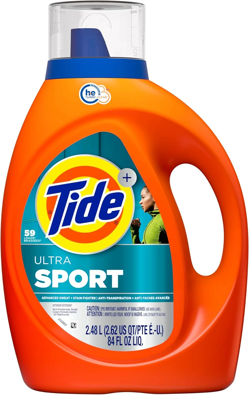 مایع لباسشویی ورزشی Tide Sport، از بین برنده بوی بد، 2.48 لیتر