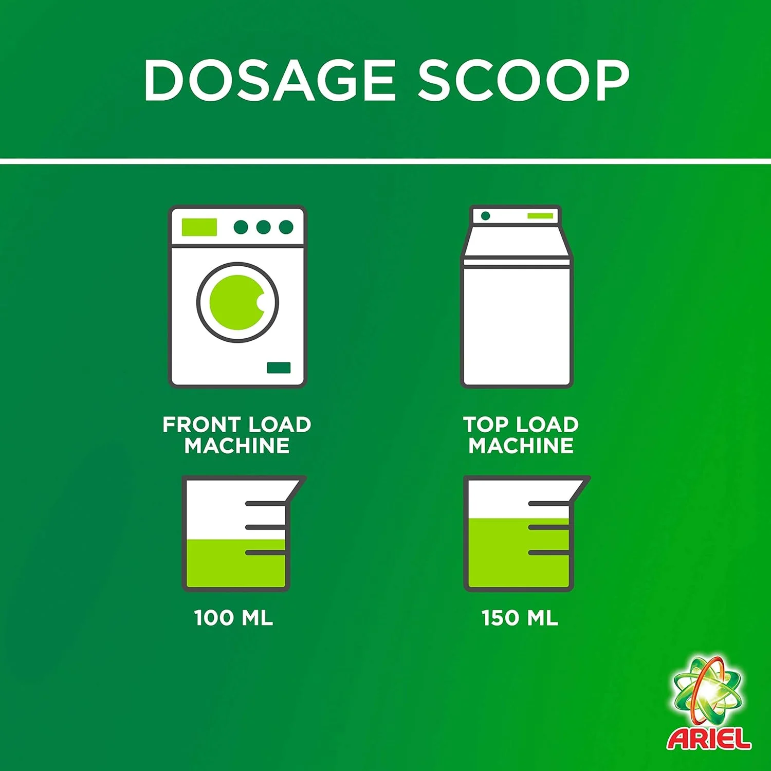 مایع لباسشویی آریل HDL مدل Clean Fresh حجم 1.8 لیتر