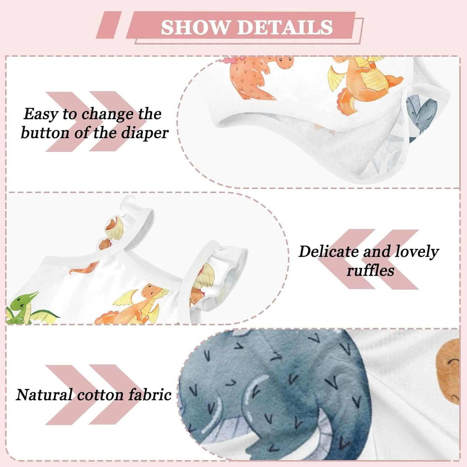 بادی نوزادی دخترانه vvfelixl طرح روباه صاف، لباس نوزادی پنبه ای بدون آستین مناسب 0-3 ماه بادی نوزادی دخترانه vvfelixl طرح روباه صاف، لباس نوزادی پنبه ای بدون آستین مناسب 0-3 ماه