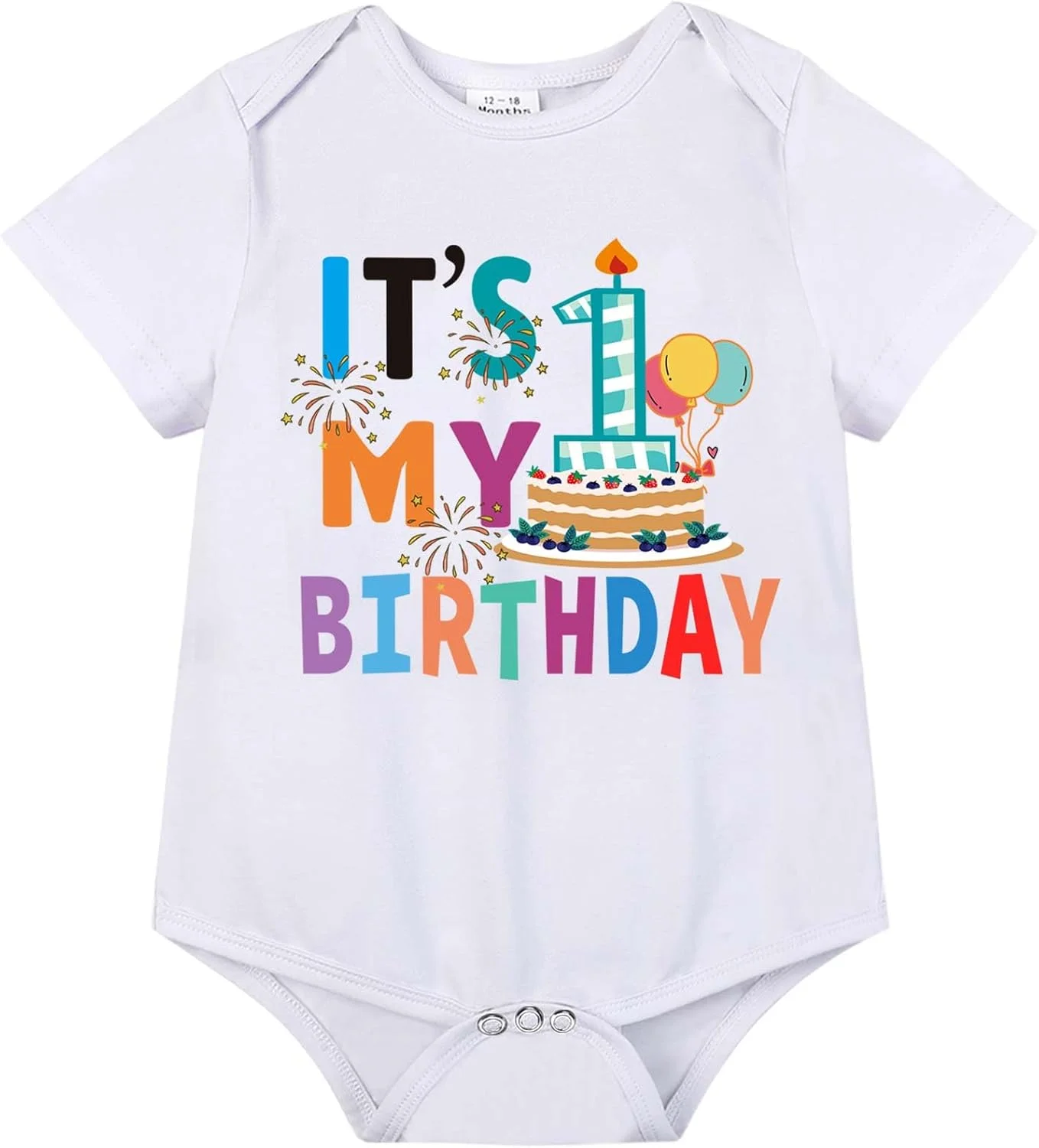 لباس تولد یک سالگی نوزاد Wosixima با پاپیون، لباس نیمه تولد مبارک نوزاد، تاپ و پیراهن، هدیه برای پسر لباس تولد یک سالگی نوزاد Wosixima با پاپیون، لباس نیمه تولد مبارک نوزاد، تاپ و پیراهن، هدیه برای پسر