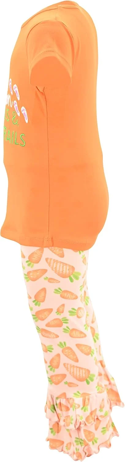 ست لباس دخترانه نوزادی پنبه ای یونیک بیبی با طرح خرگوش و دنباله های پنبه ای برای عید پاک ست لباس دخترانه نوزادی پنبه ای یونیک بیبی با طرح خرگوش و دنباله های پنبه ای برای عید پاک