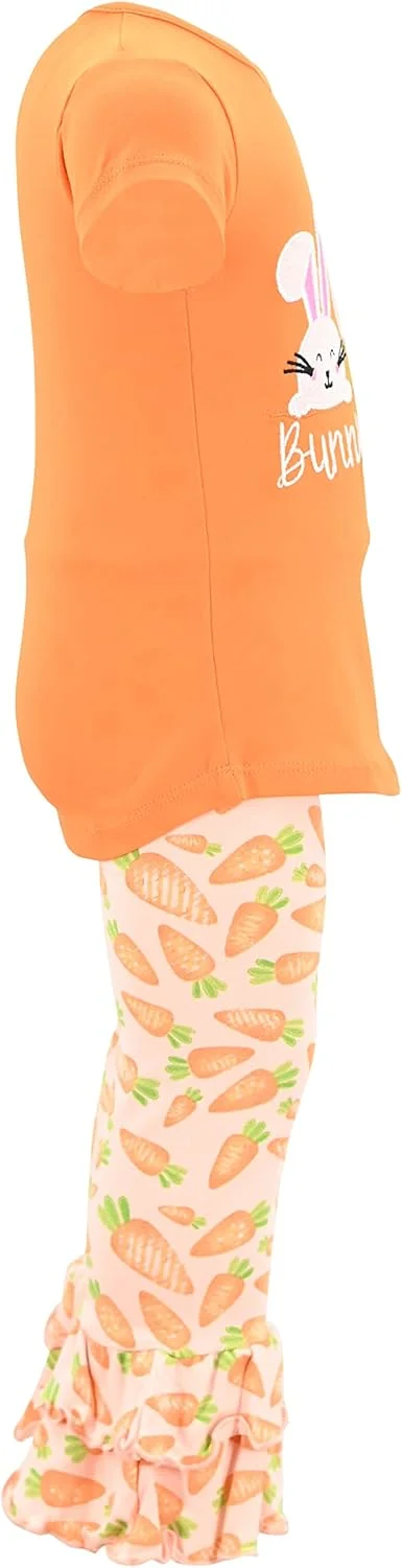 ست لباس دخترانه نوزادی پنبه ای یونیک بیبی با طرح خرگوش و دنباله های پنبه ای برای عید پاک ست لباس دخترانه نوزادی پنبه ای یونیک بیبی با طرح خرگوش و دنباله های پنبه ای برای عید پاک