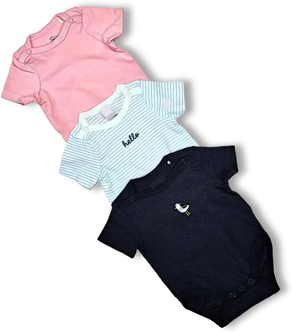 تاپ/رامپر/بادی چند رنگ 100% پنبه تادی بادی برای نوزاد پسر و نوزاد دختر