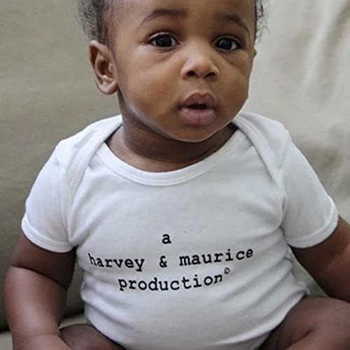 لباس نوزادی آستین کوتاه پنبه ارگانیک طرح مشترک اسپانکی استورک، سفید، 3-6 ماه