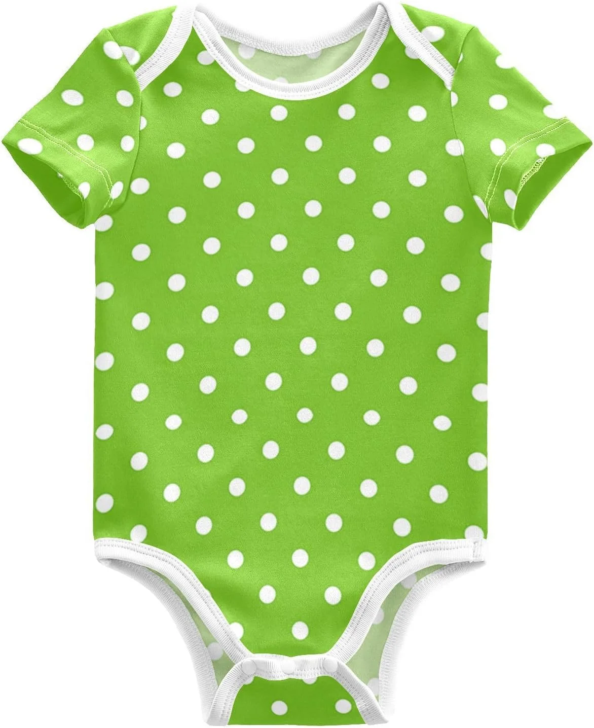 لباس سرهمی آستین کوتاه نوزادی طرح گاو فریزن، لباس نوزادی یونیسکس مناسب پسر و دختر بچه ها، سایز 3 ماهگی