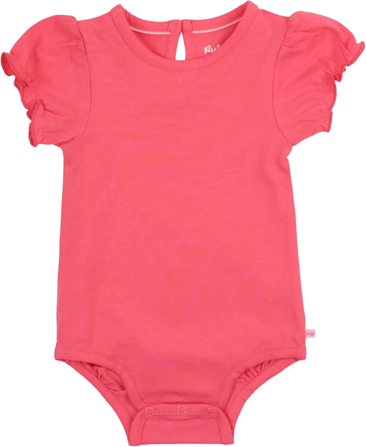 بادی آستین کوتاه دخترانه بافت پفی RuffleButts بادی آستین کوتاه دخترانه بافت پفی RuffleButts