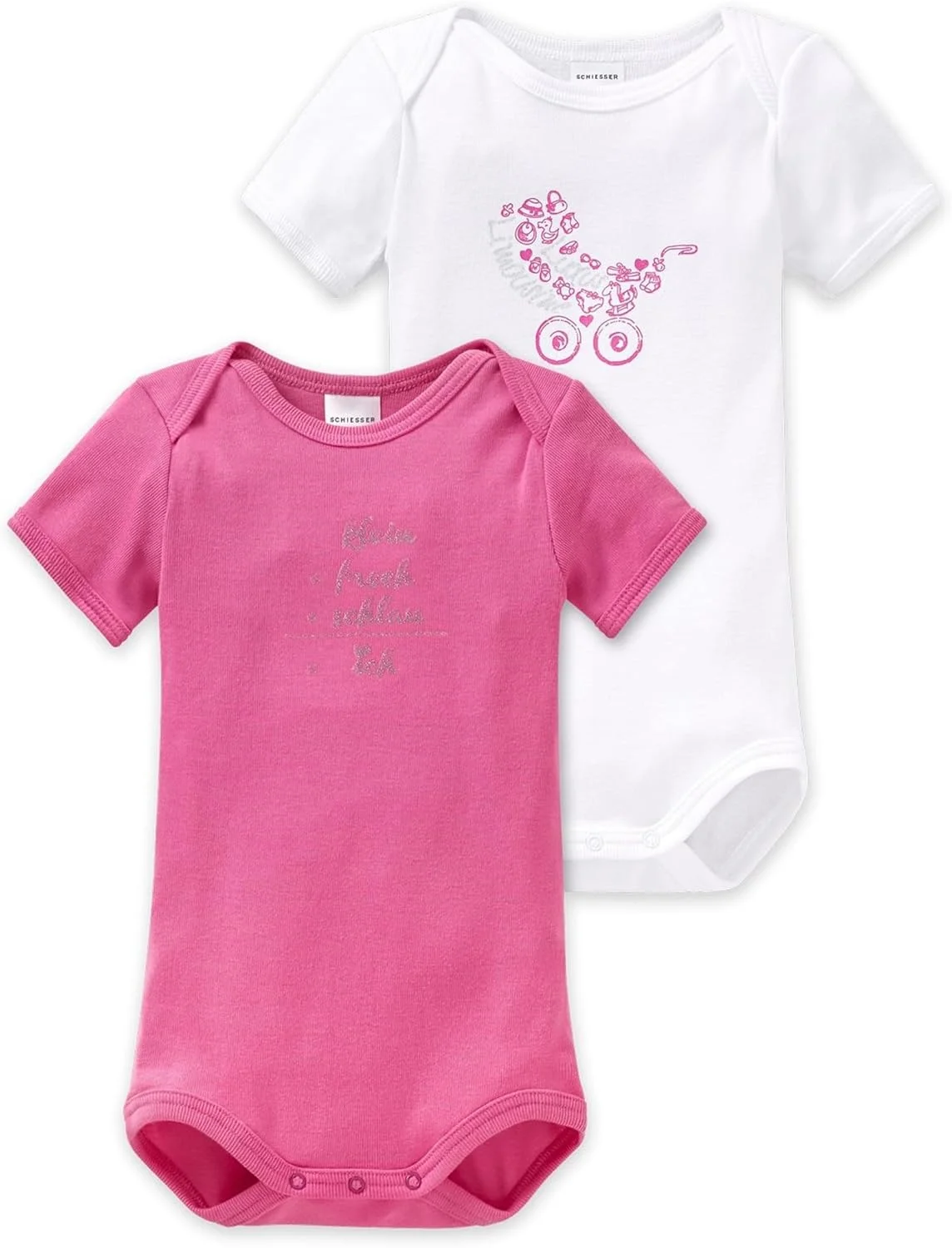 بادی آستین کوتاه دخترانه Schiesser (بسته 2 عددی) بادی آستین کوتاه دخترانه Schiesser (بسته 2 عددی)