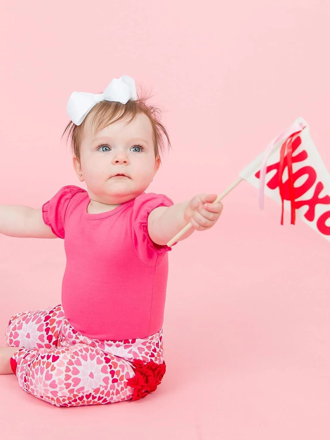 بادی آستین کوتاه دخترانه بافت پفی RuffleButts بادی آستین کوتاه دخترانه بافت پفی RuffleButts