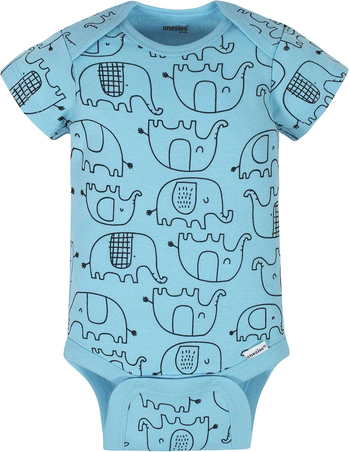 لباس زیر دکمه دار نوزادی 8 عددی Onesies Brand لباس زیر دکمه دار نوزادی 8 عددی Onesies Brand