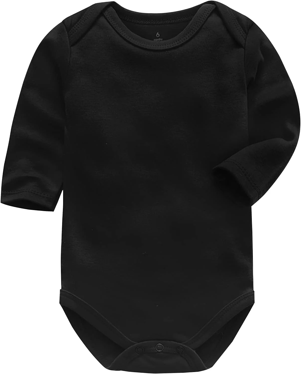 لباس زیر دکمه دار آستین بلند نوزادی OPAWO، جلیقه، لباس رشد نوزاد، لباس نوزادی پسرانه دخترانه، لباس نوزادی پنبه ارگانیک унисекс، بسته 3 عددی لباس زیر دکمه دار نوزادی برای 0-24 ماه
