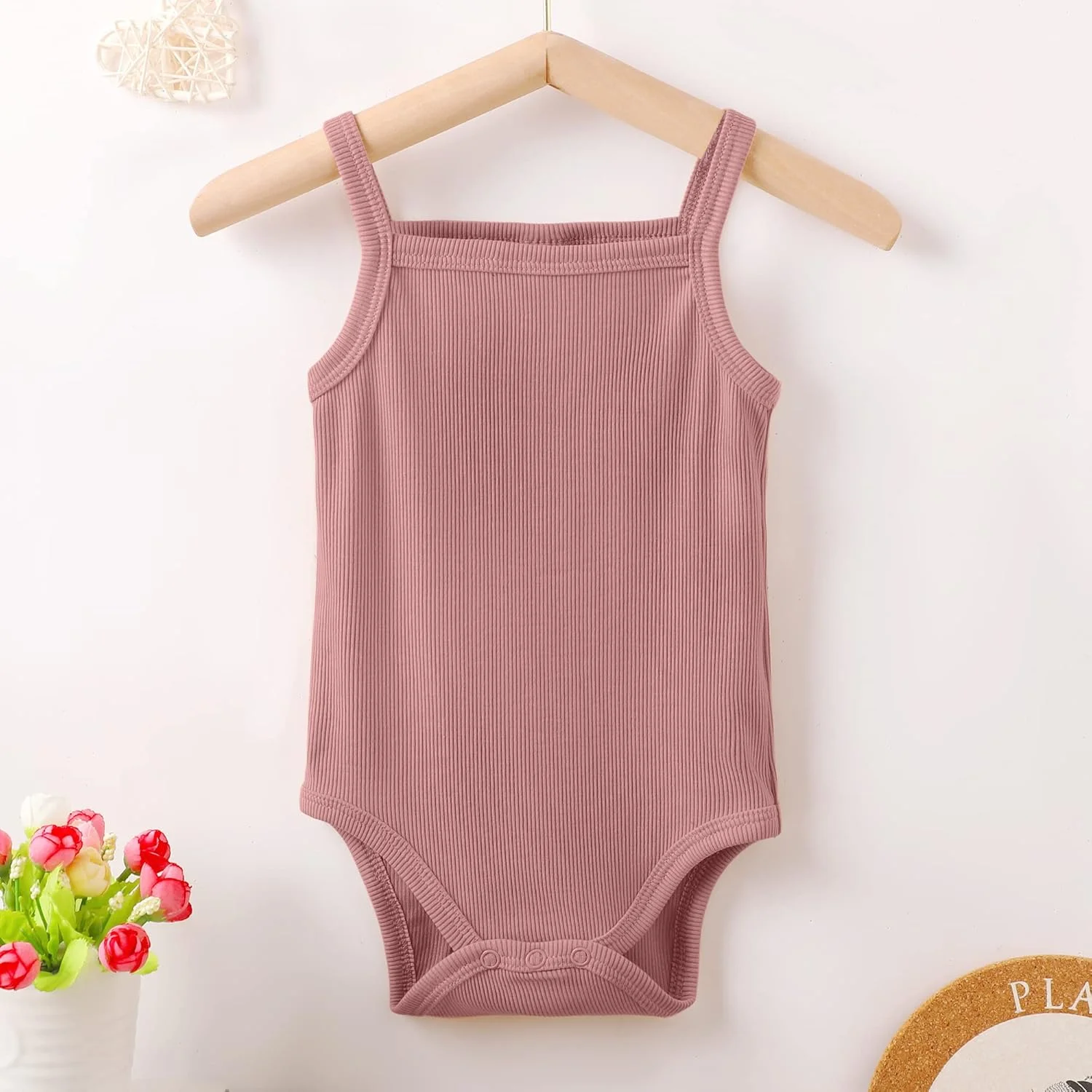 ست سه عددی زیرپوش رکابی نوزادی دخترانه OPAWO، لباس زیر نوزاد دنده ای با بند اسپاگتی مناسب تابستان، 0 تا 24 ماه ست سه عددی زیرپوش رکابی نوزادی دخترانه OPAWO، لباس زیر نوزاد دنده ای با بند اسپاگتی مناسب تابستان، 0 تا 24 ماه