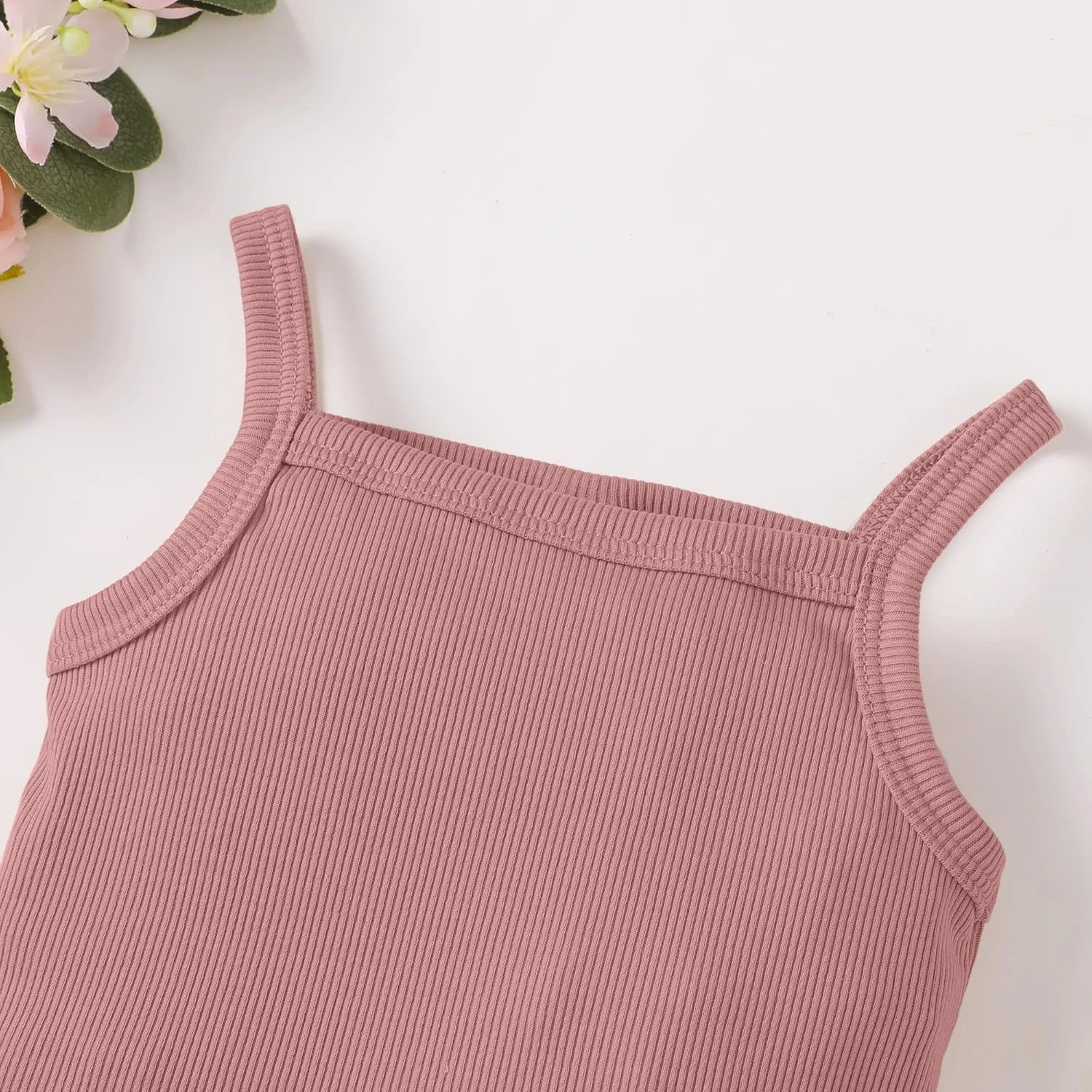 ست سه عددی زیرپوش رکابی نوزادی دخترانه OPAWO، لباس زیر نوزاد دنده ای با بند اسپاگتی مناسب تابستان، 0 تا 24 ماه ست سه عددی زیرپوش رکابی نوزادی دخترانه OPAWO، لباس زیر نوزاد دنده ای با بند اسپاگتی مناسب تابستان، 0 تا 24 ماه