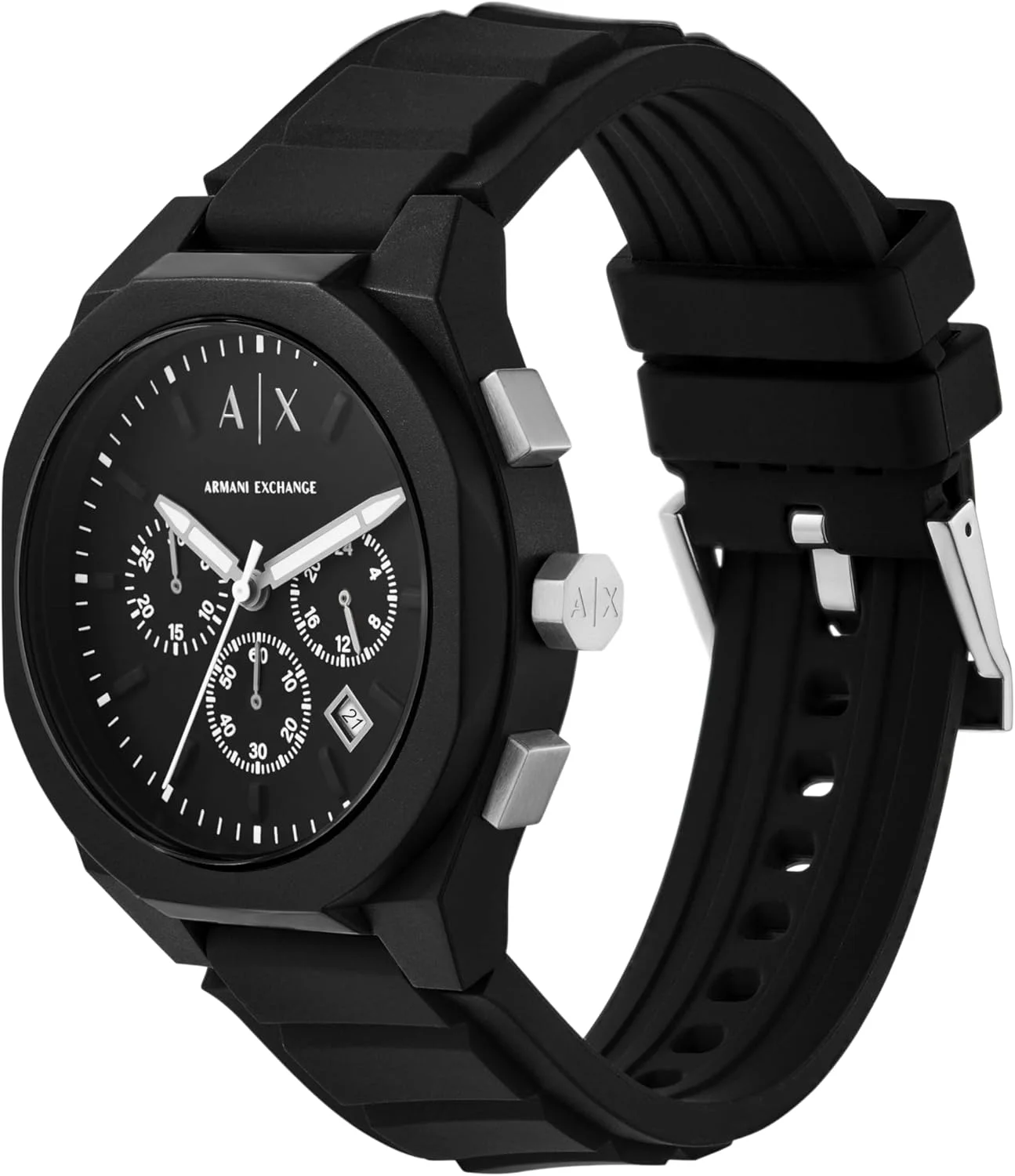 ساعت مچی مردانه آرمانی اکسچنج مدل کرنوگراف با بند استیل، سیلیکونی یا چرمی